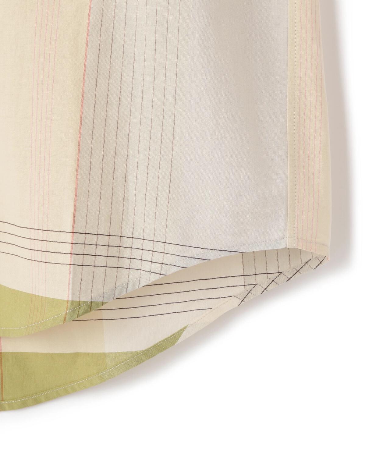 LEMAIRE / COTTON SCHOOL CHECK RELAXED SHIRT