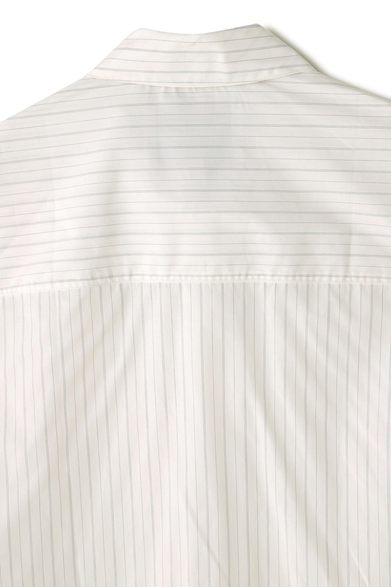 STUDIO NICHOLSON / ARCHIVE MODEL STRIPE SHORT SLEEVE BOXY SHIRT