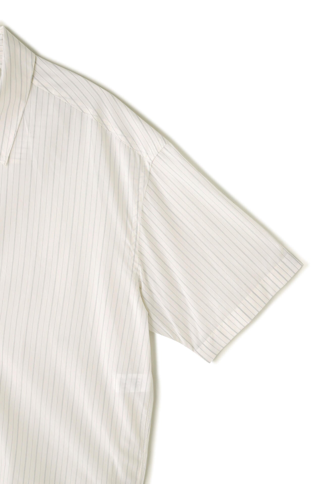 STUDIO NICHOLSON / ARCHIVE MODEL STRIPE SHORT SLEEVE BOXY SHIRT