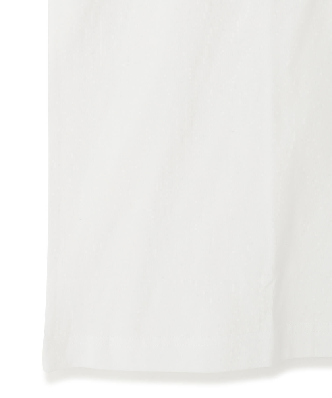 STUDIO NICHOLSON / GARMENT DYE DENIM JERSEY BRANDED SHORT SLEEVE T SH