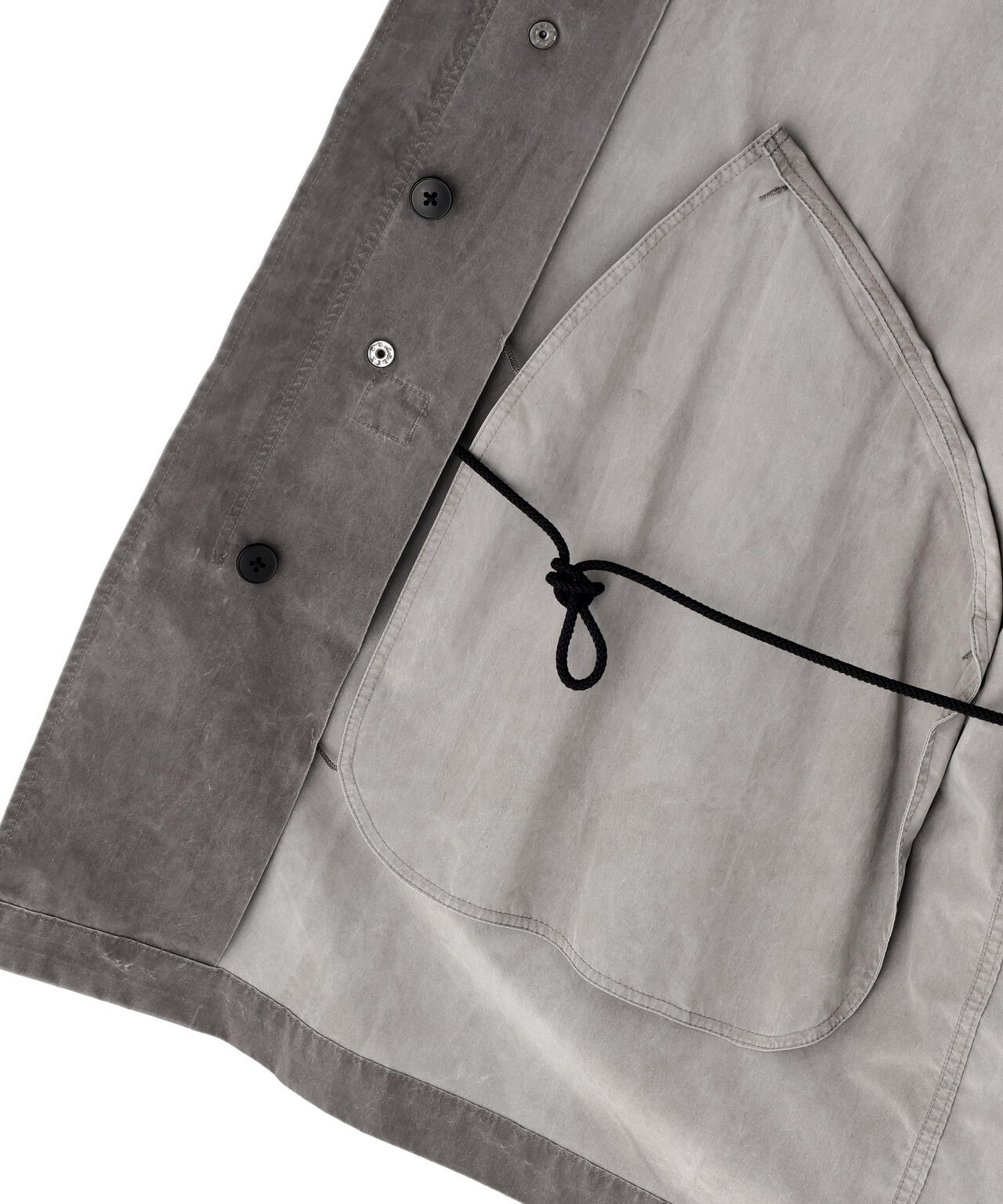 ATON / PIGMENT AIR WEATHER SHORT MODS COAT