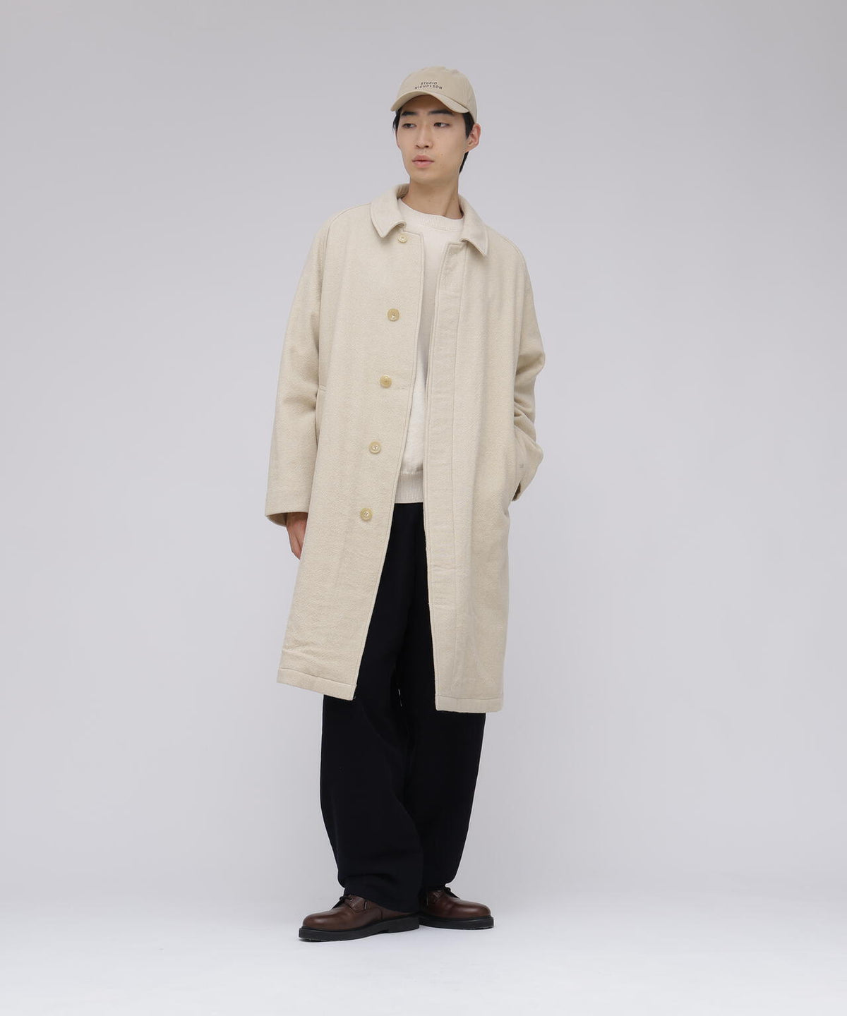blurhms / CLASSIC WOOL BALMACAAN COAT