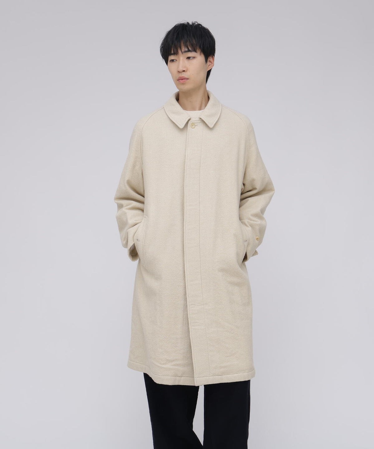 blurhms / CLASSIC WOOL BALMACAAN COAT