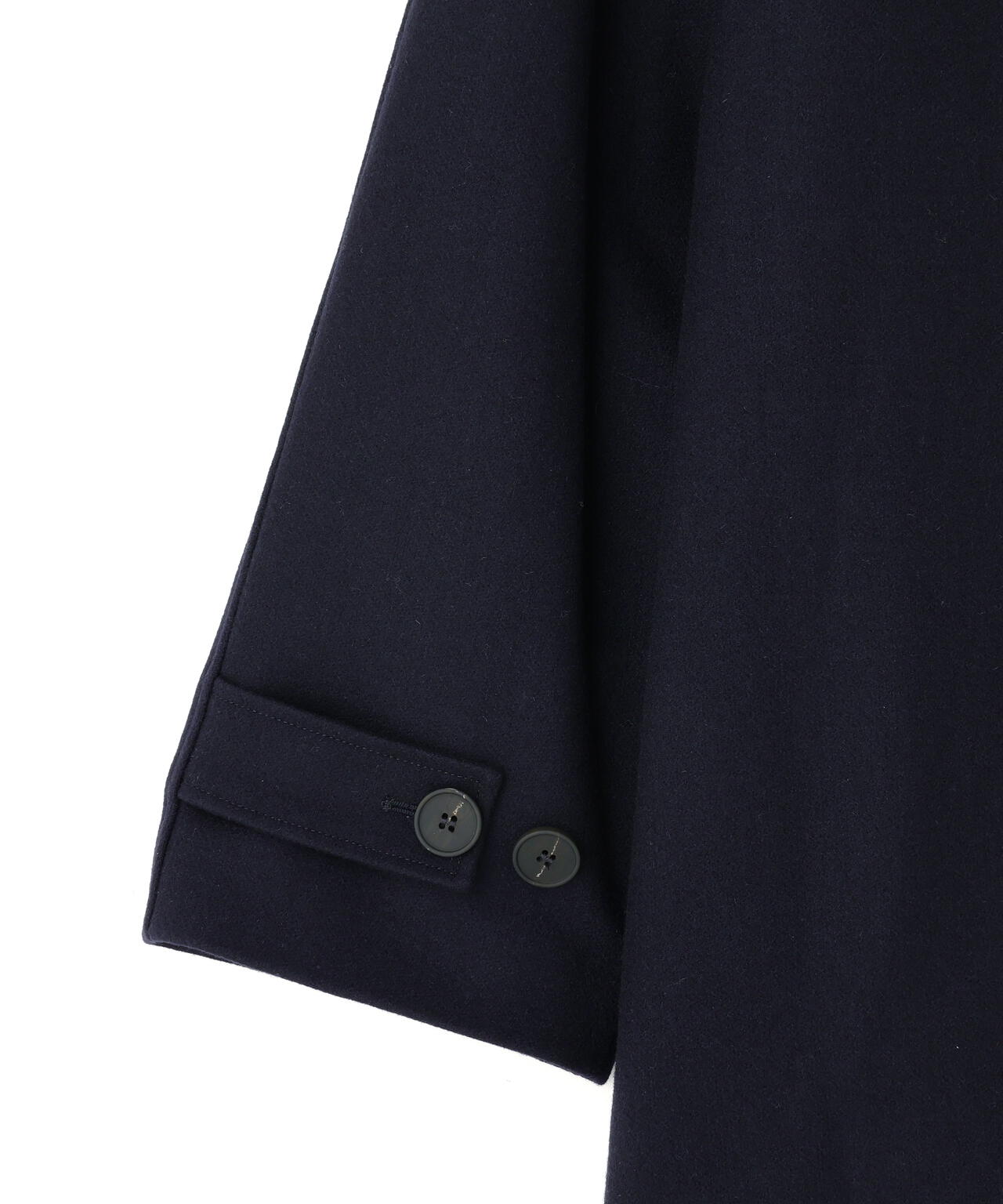 STUDIO NICHOLSON / MELTON WOOL RAGLAN WOOL COAT