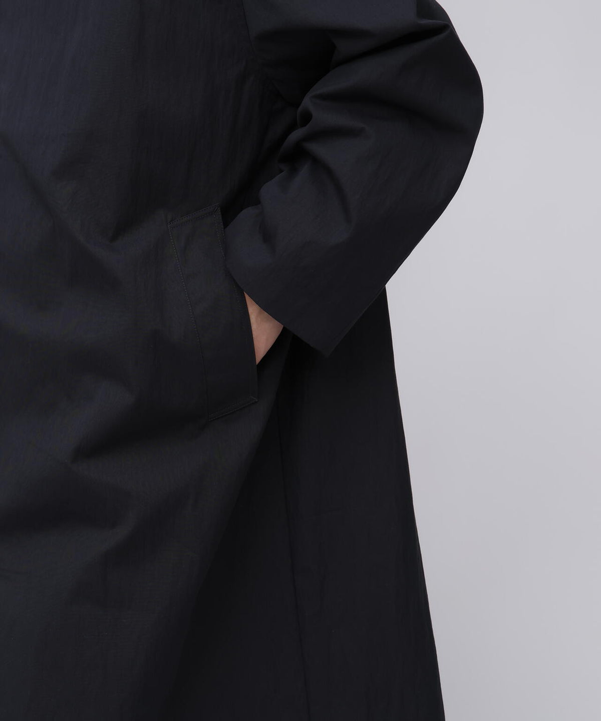 STUDIO NICHOLSON / WASHED WEATHER CLOTH TRENCH COAT