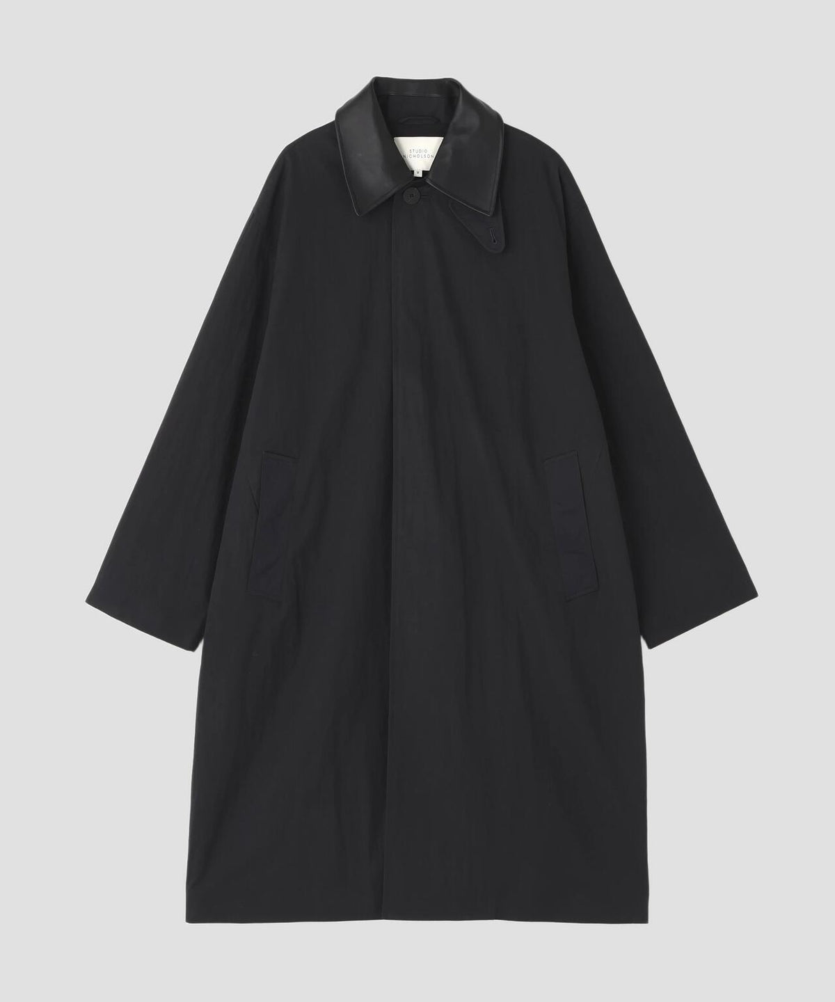 STUDIO NICHOLSON / WASHED WEATHER CLOTH TRENCH COAT