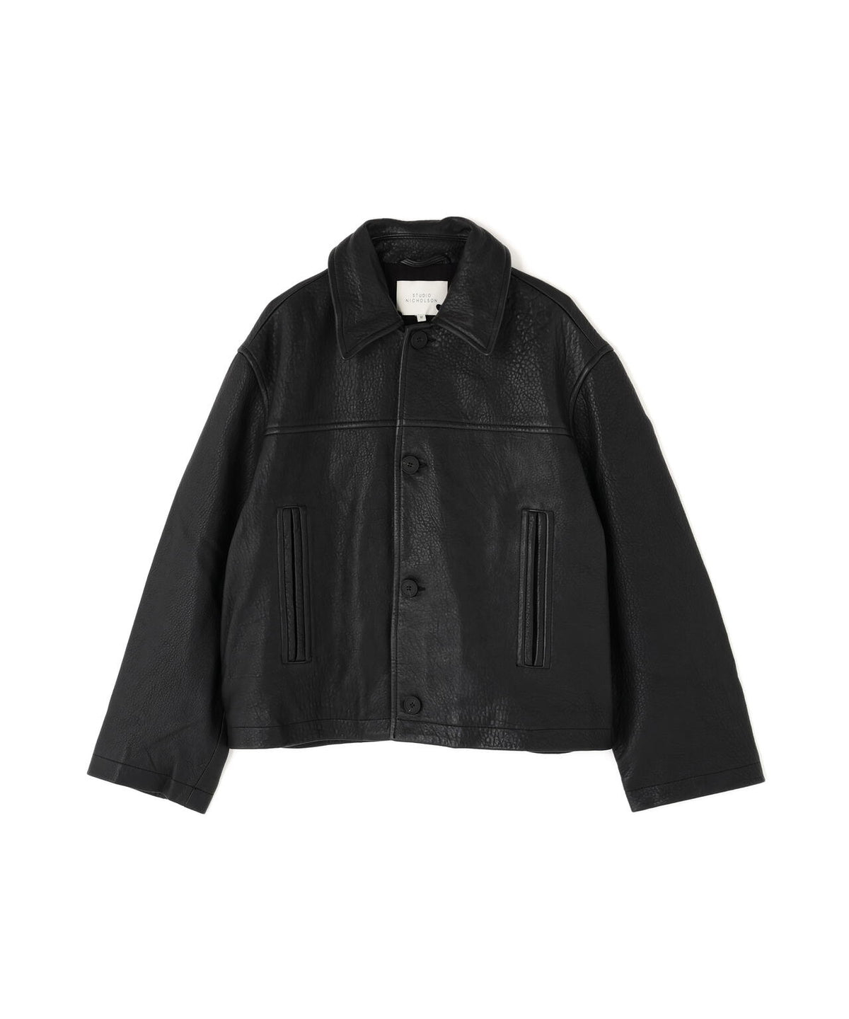 STUDIO NICHOLSON / SHEARLING COLLAR JACKET