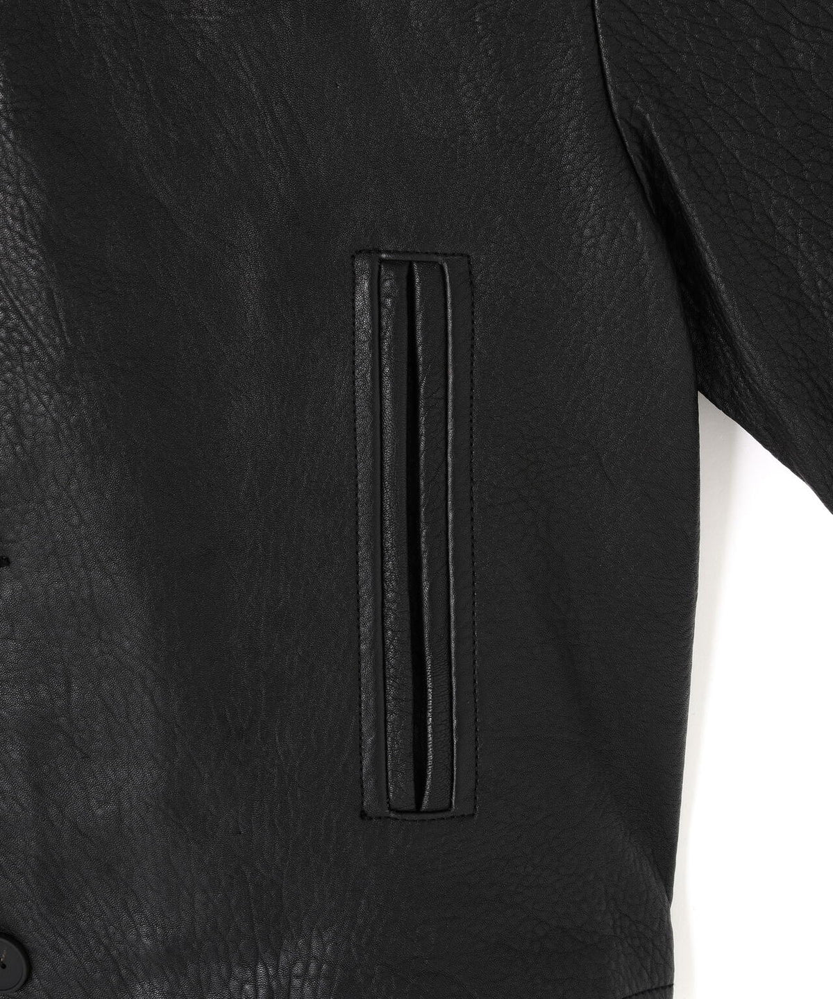 STUDIO NICHOLSON / SHEARLING COLLAR JACKET