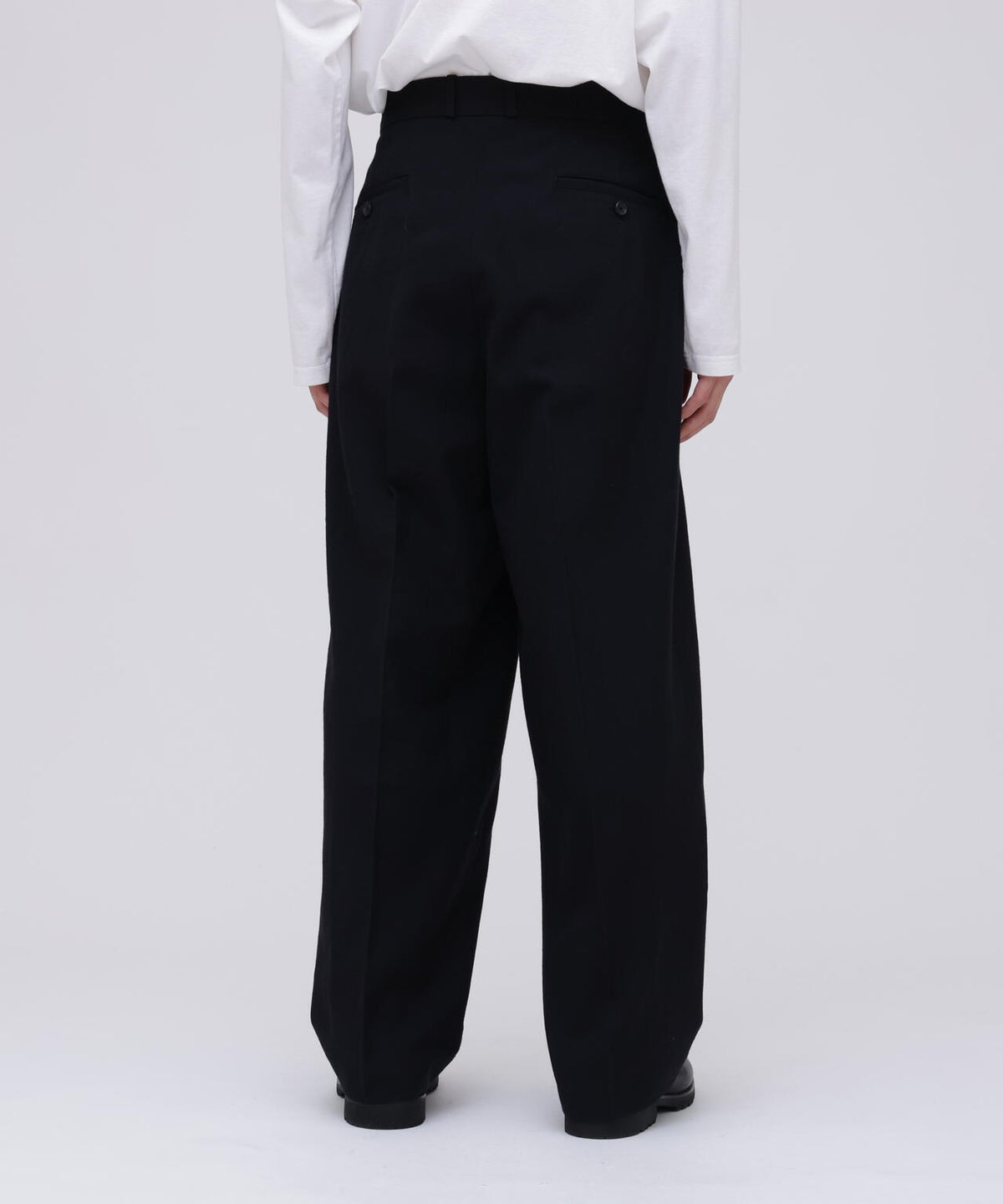 blurhms / WOOL GABARDINE TROUSERS