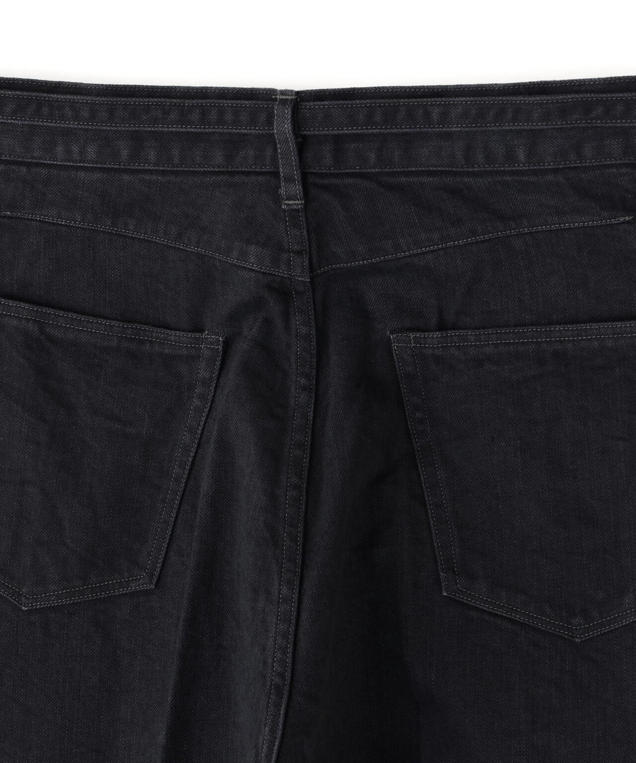 blurhms / 12.9OZ DENIM NARROW BELTED PANTS