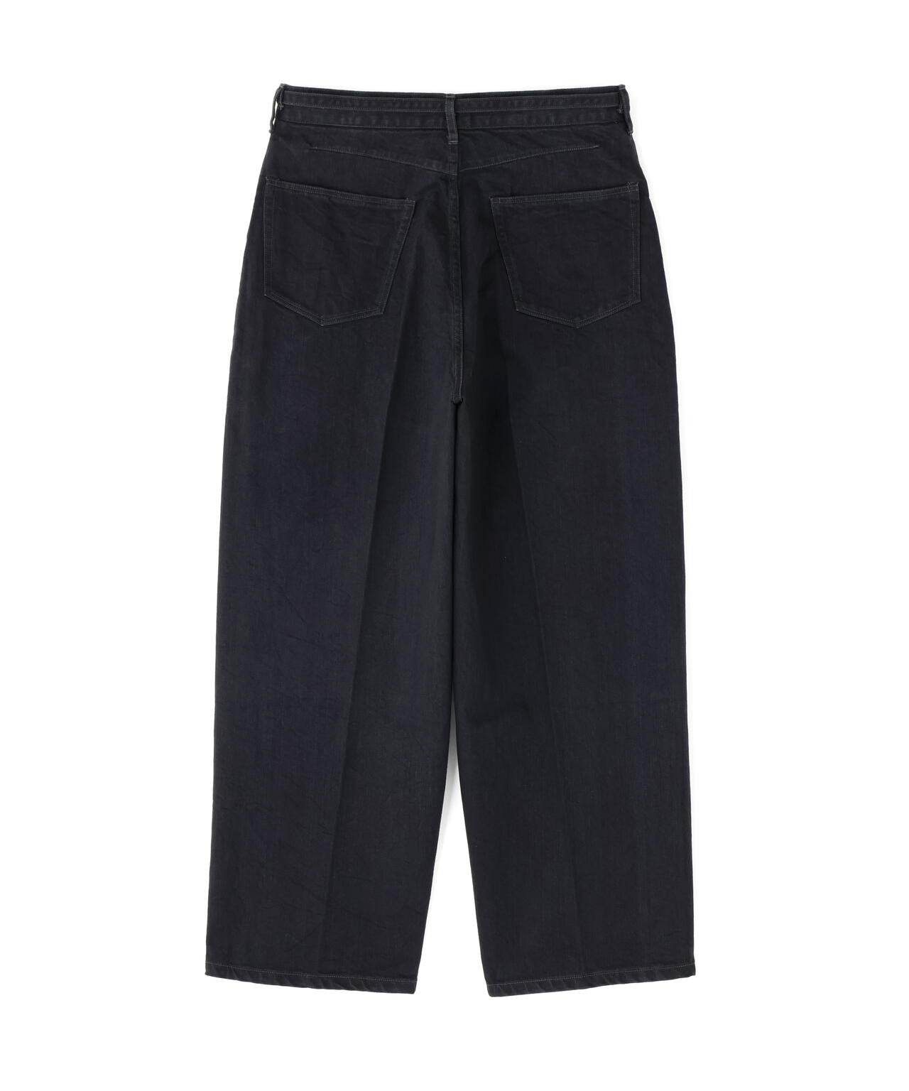 blurhms / 12.9OZ DENIM NARROW BELTED PANTS