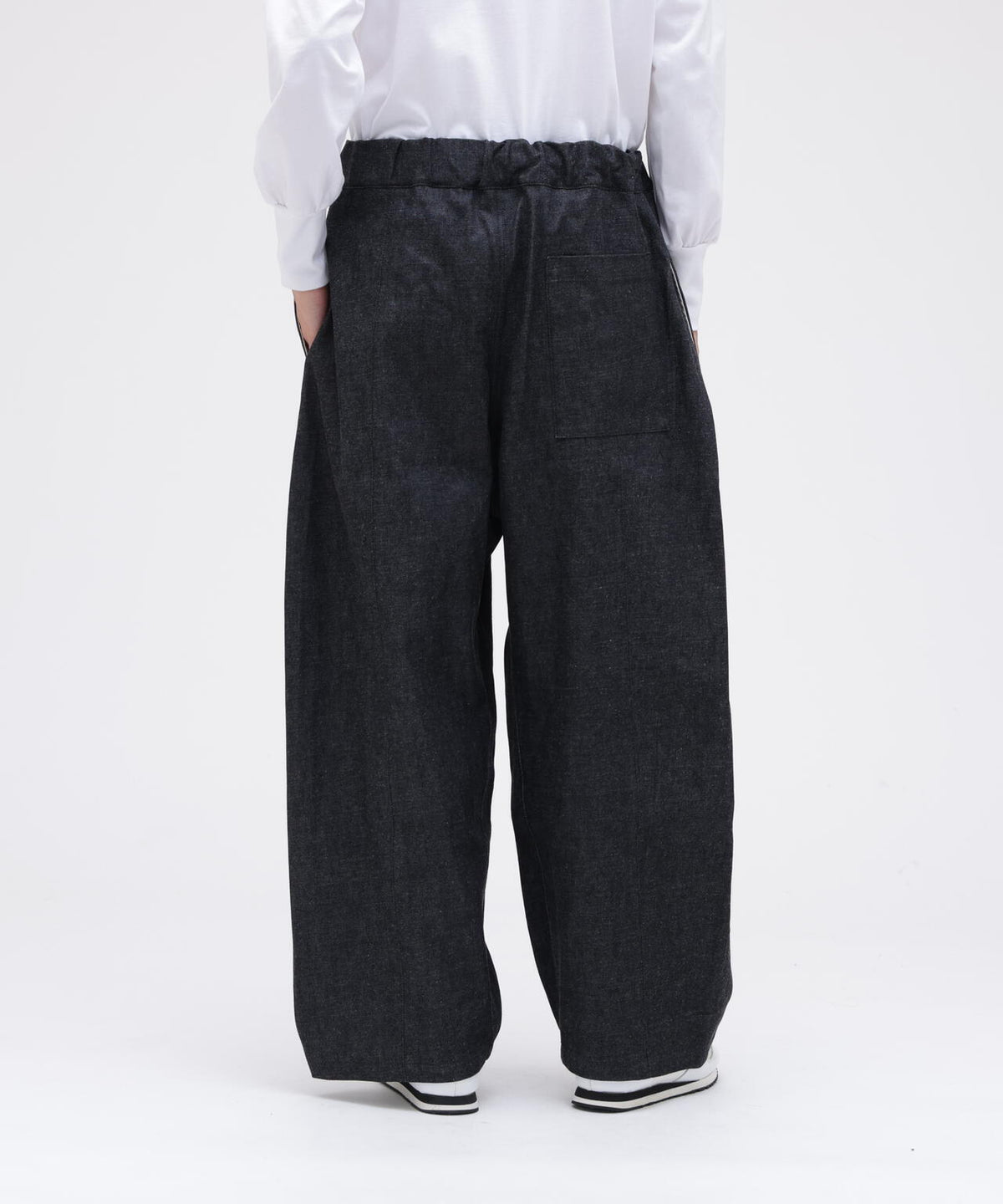 sageNATION / BOX PLEAT TROUSER DENIM