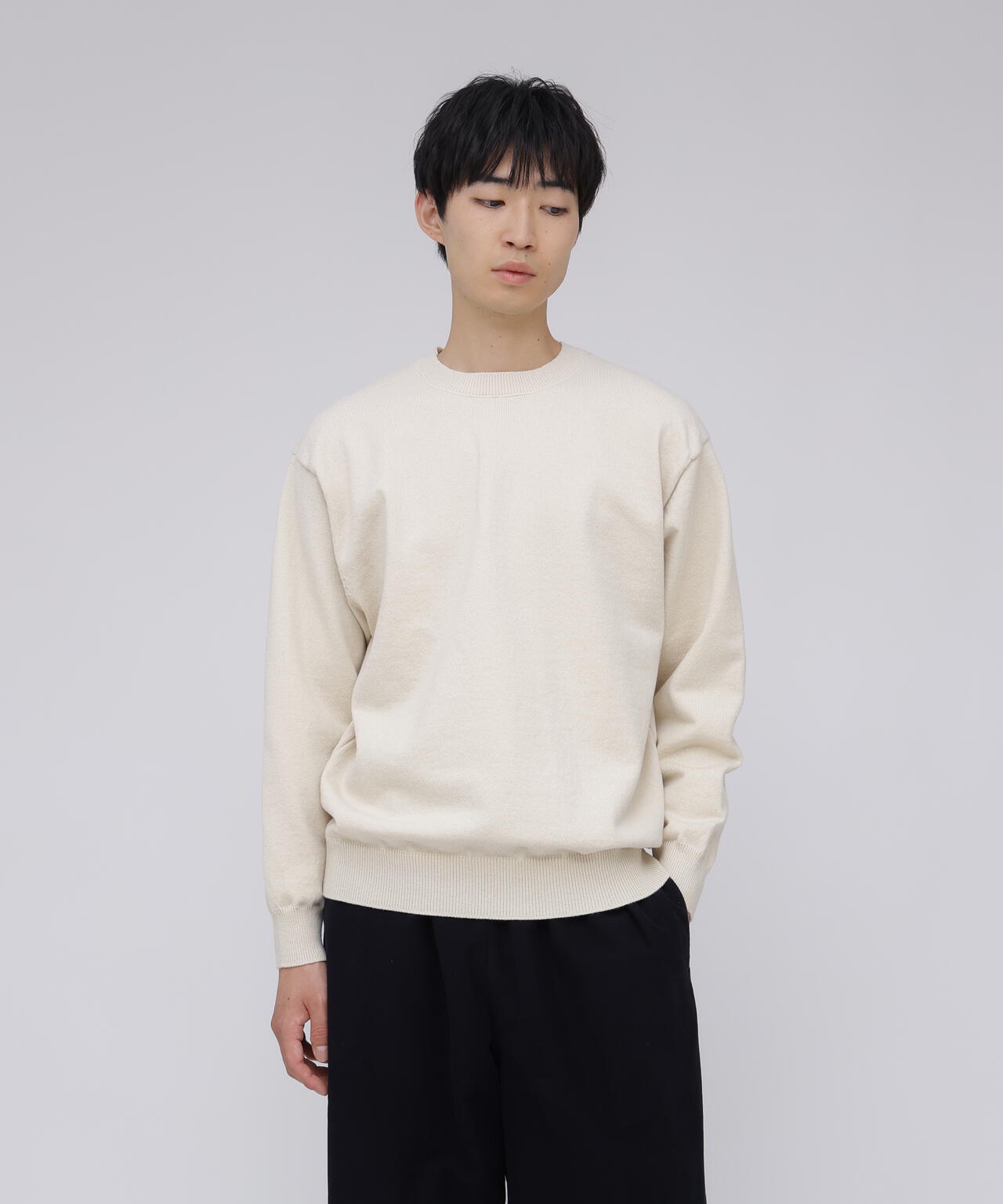 Yonetomi / RIGID CASHMERE SWEATER PULL OVER