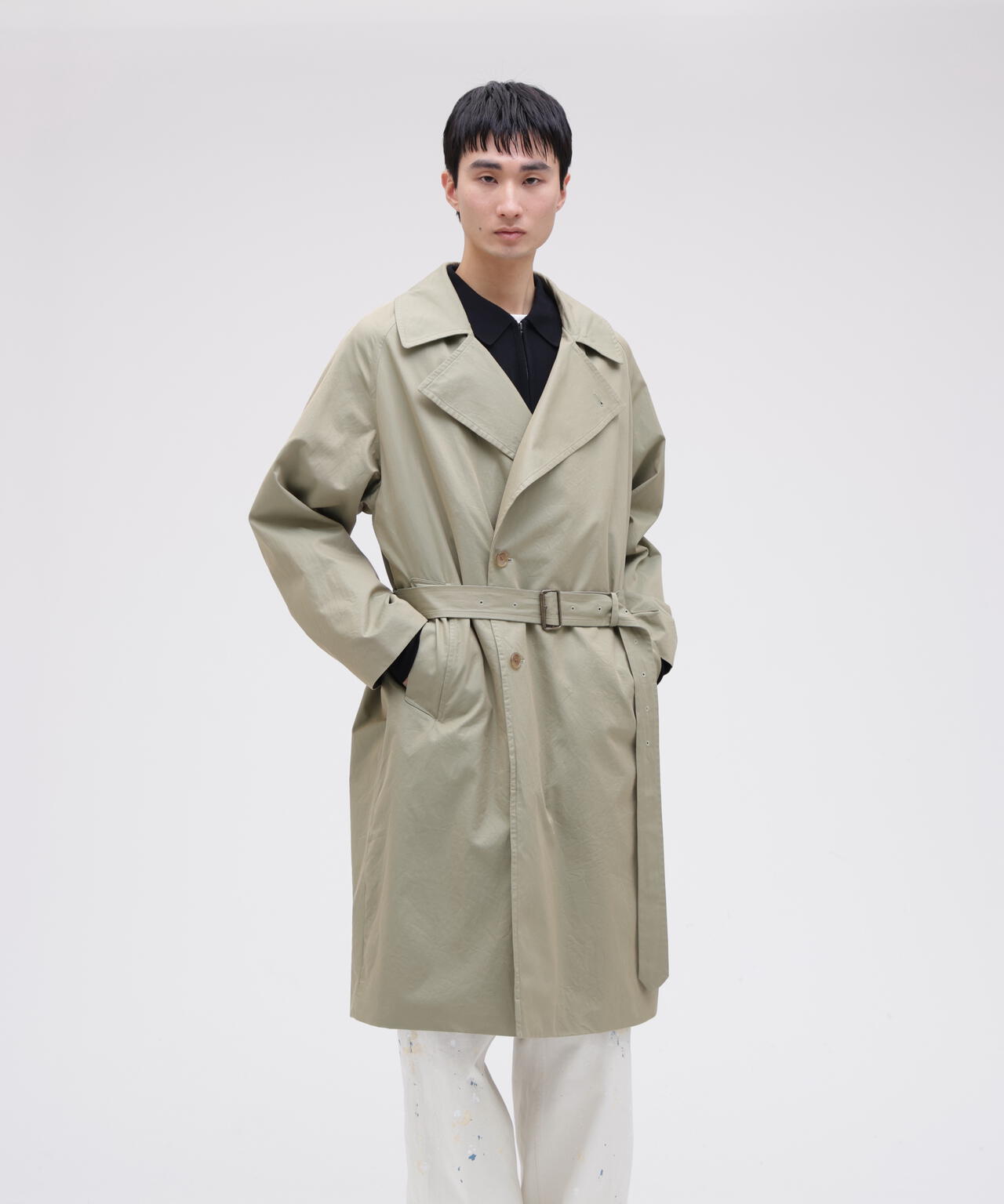 blurhms / COTTON GABARDINE TRENCH COAT
