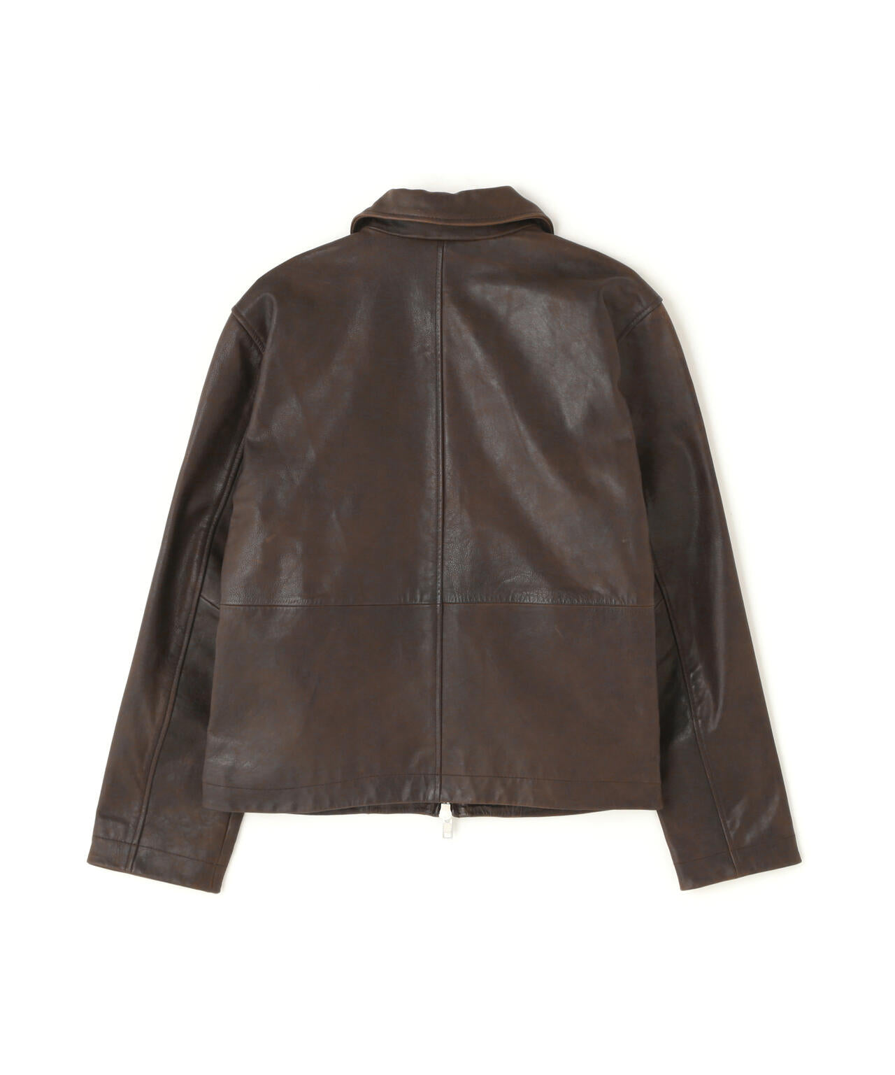SUNFLOWER / SHORT LEATHER JACKET