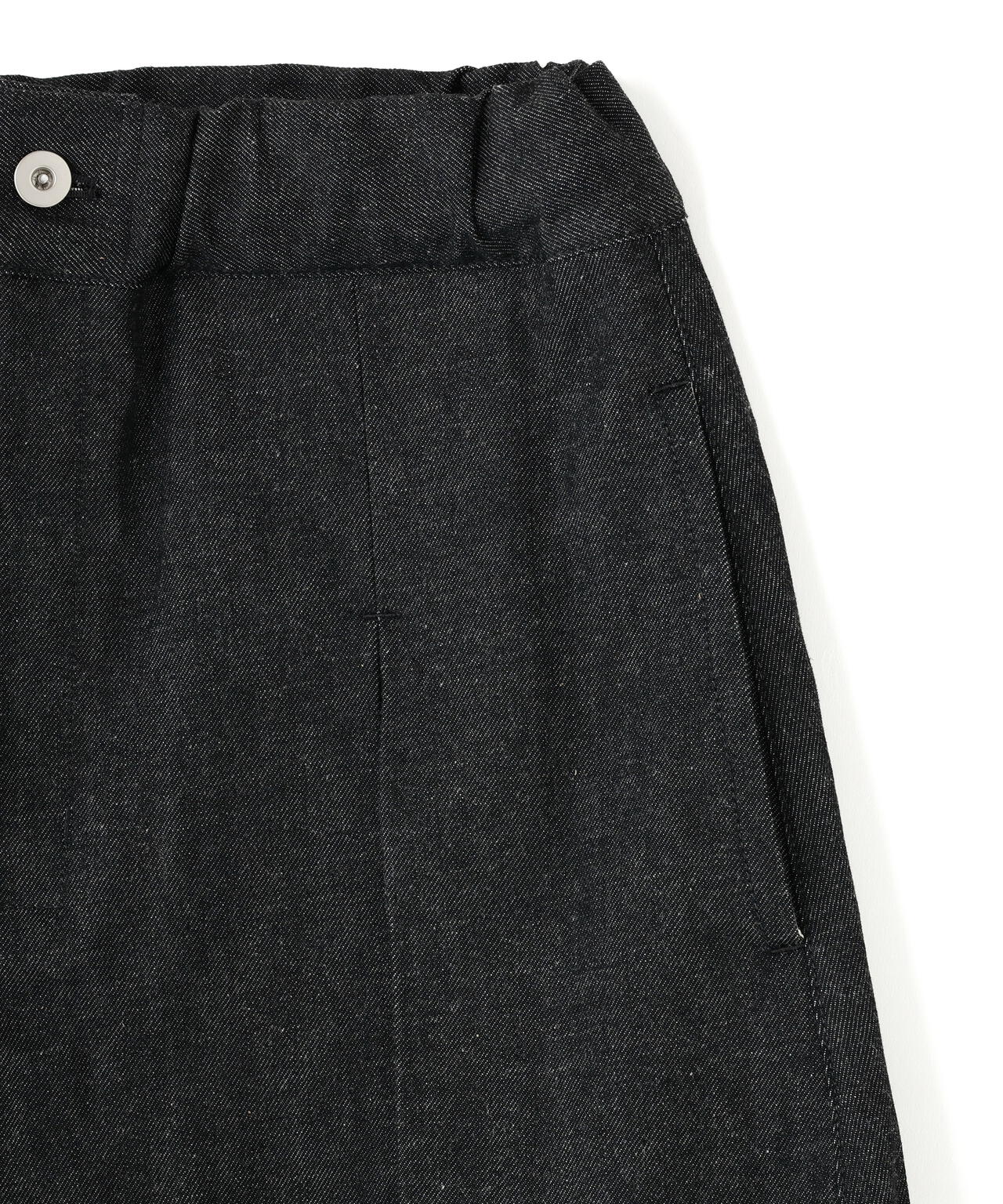 sageNATION / BOX PLEAT TROUSER RAW DENIM