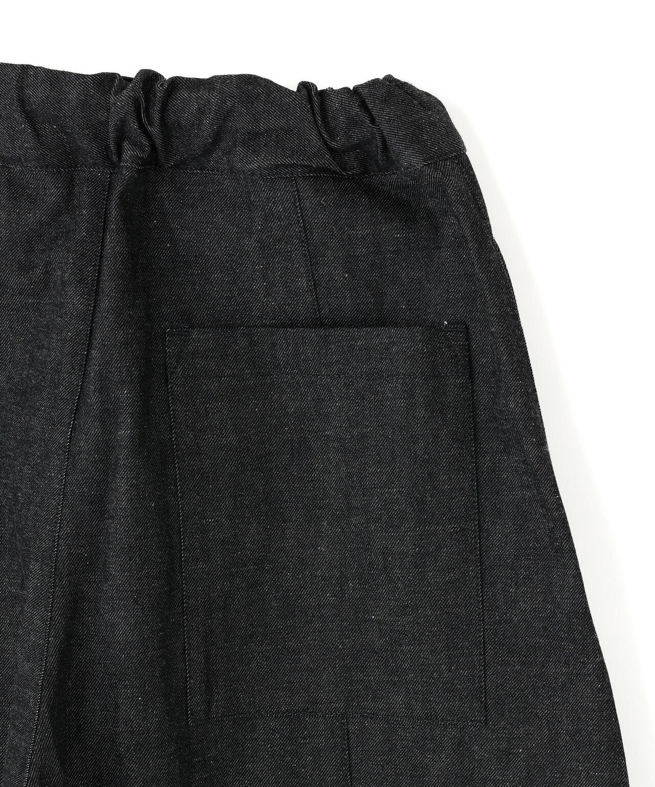 sageNATION / BOX PLEAT TROUSER RAW DENIM
