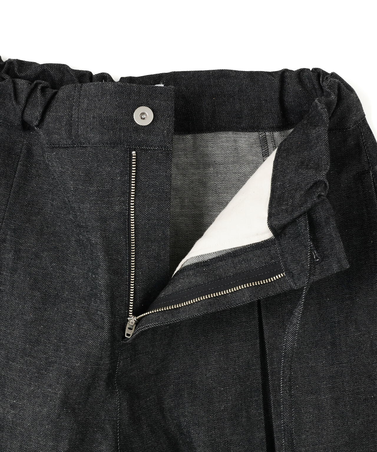 sageNATION / BOX PLEAT TROUSER RAW DENIM