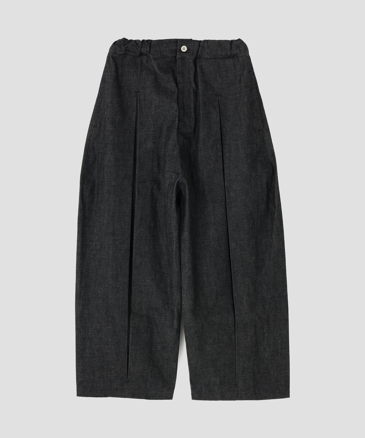 sageNATION / BOX PLEAT TROUSER RAW DENIM