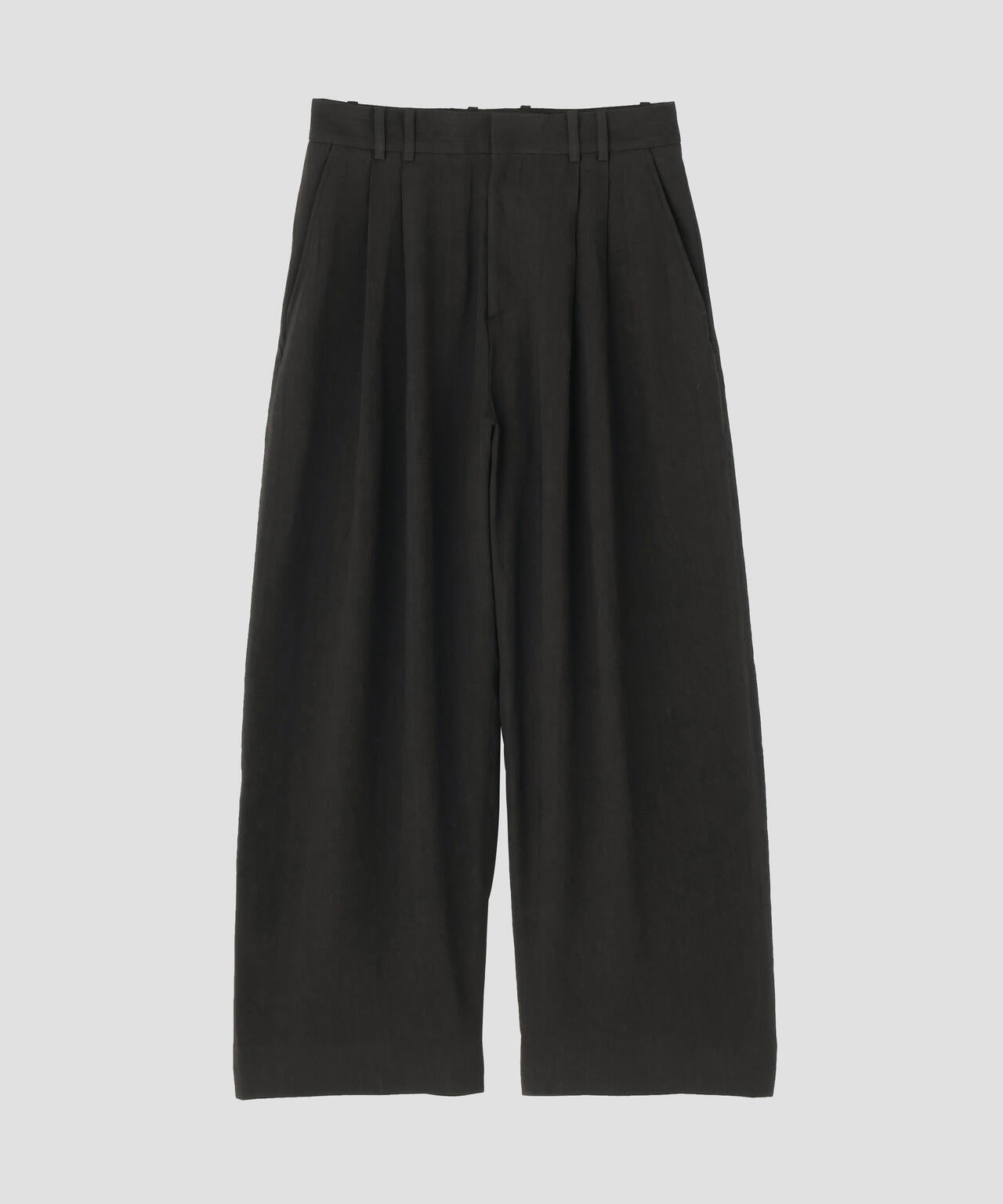 STUDIO NICHOLSON / BROKEN HERRINGBONE DOUBLE PLEAT VOLUME PANT