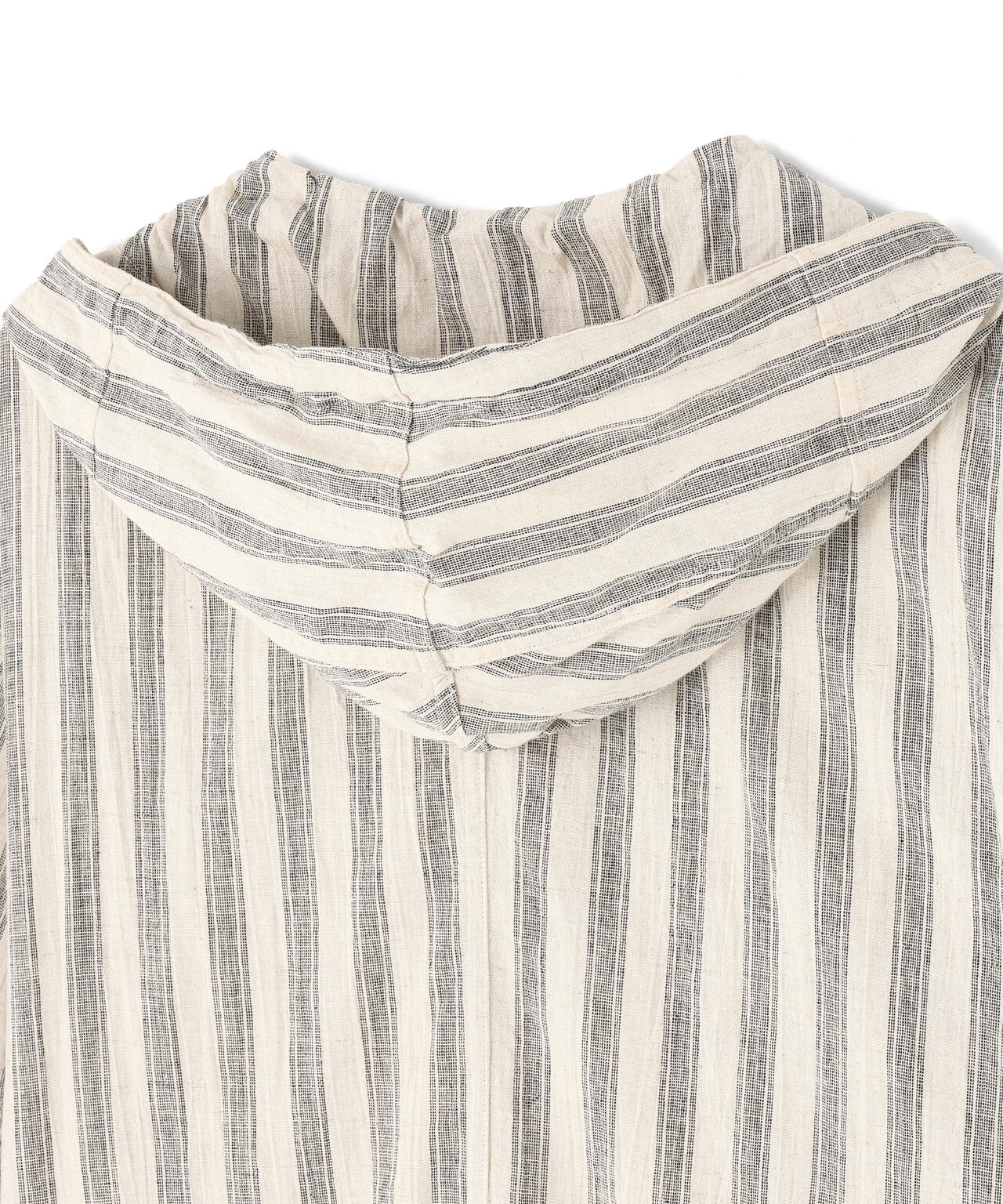 blurhms / COTTON LINEN STRIPE SNOW PARKA