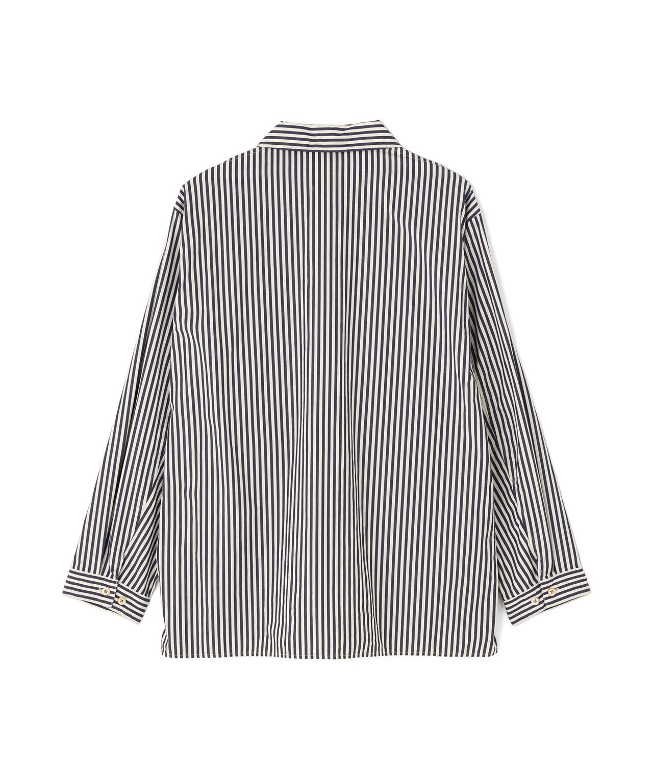 blurhms / STRIPE MILITARY SHIRT