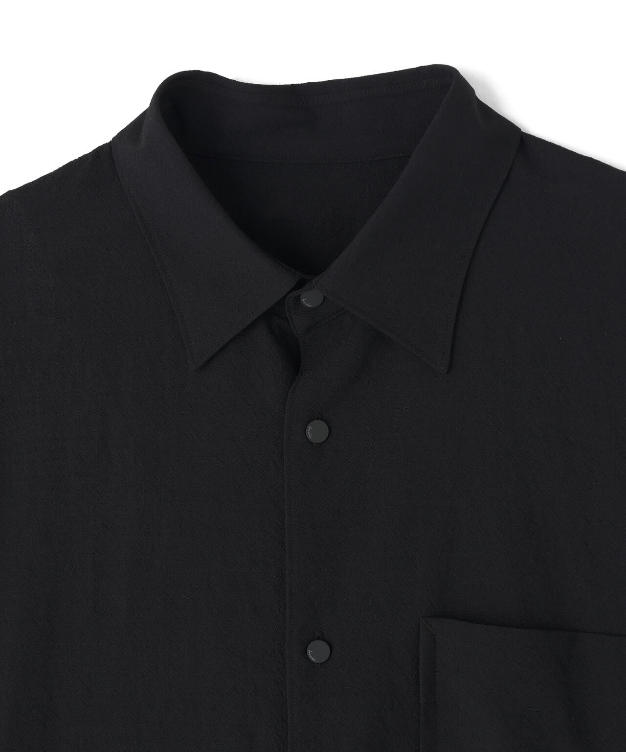 IRENISA / EXTENDED YOKE HALF-SLEEVED SHIRT