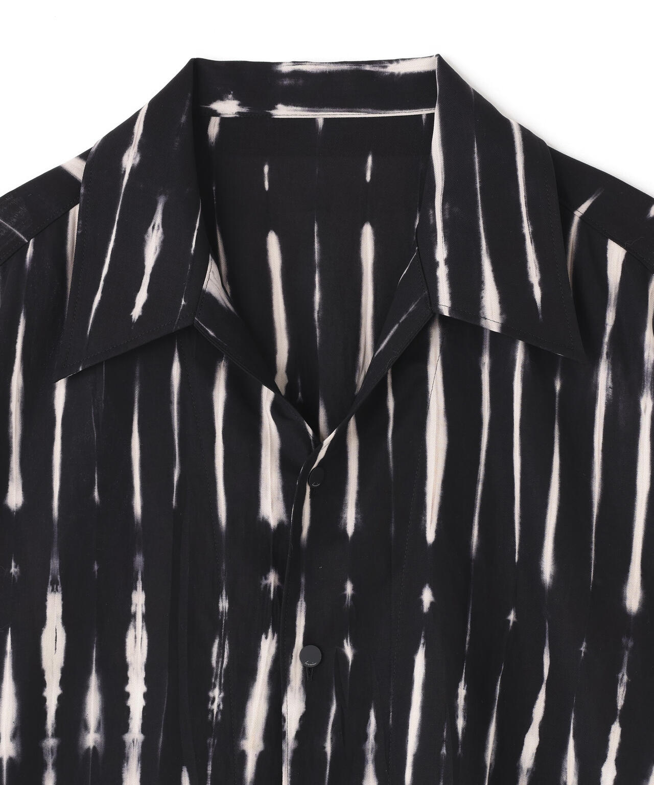 IRENISA / OPEN COLLAR SHORT-SLEEVED SHIRT