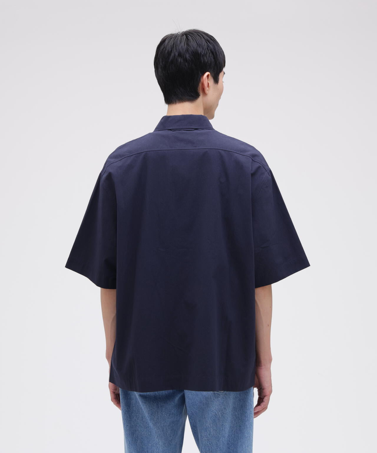 STUDIO NICHOLSON / TYPEWRITER COTTON SHORT SLEEVE SHIRT