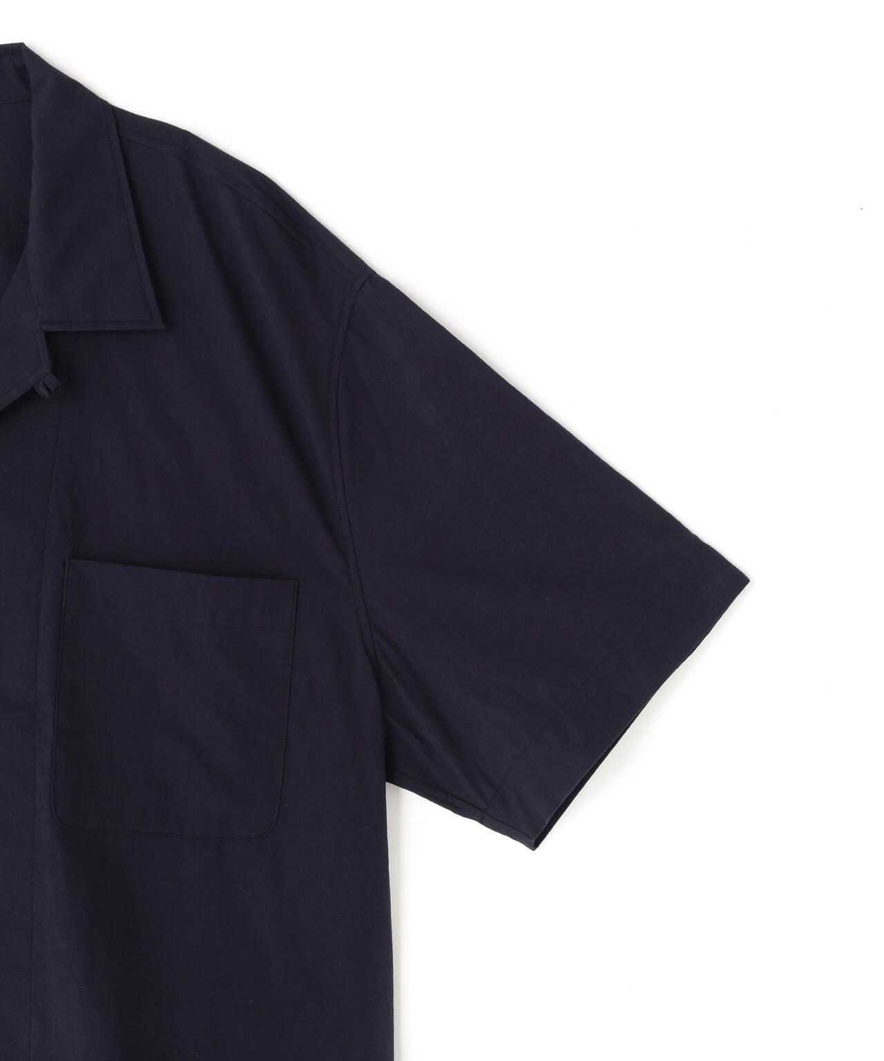 STUDIO NICHOLSON / TYPEWRITER COTTON SHORT SLEEVE SHIRT