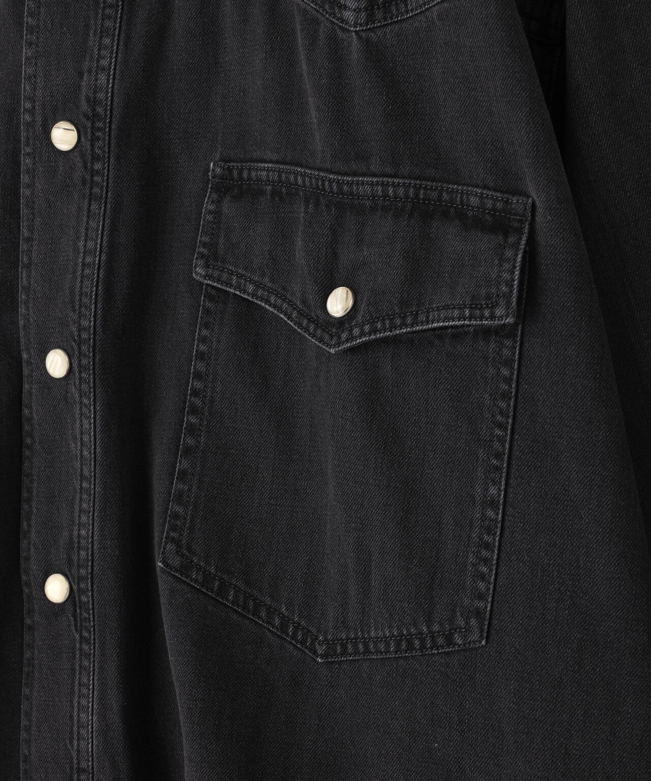 STUDIO NICHOLSON / 8OZ SHIRTING DENIM SHIRT