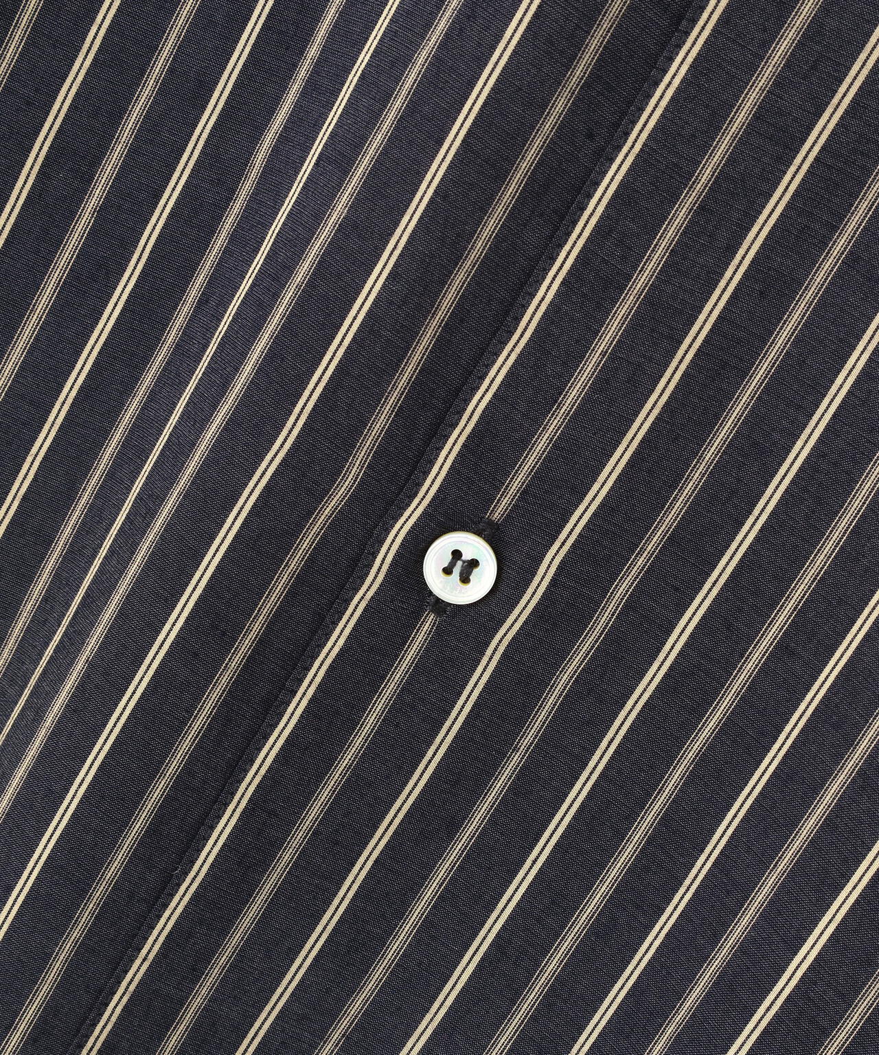 STUDIO NICHOLSON / LYOCELL SILK STRIPE BOXY OVERSIZED SHIRT