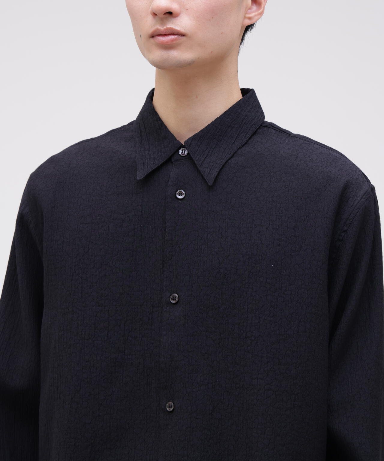 STUDIO NICHOLSON / MINIMAL MATELASSE BOXY OVERSIZED SHIRT
