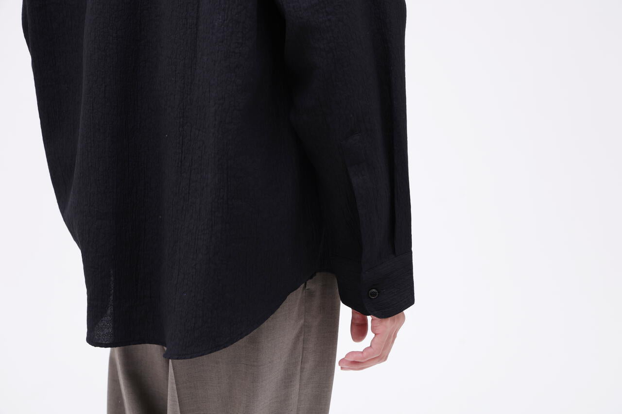 STUDIO NICHOLSON / MINIMAL MATELASSE BOXY OVERSIZED SHIRT
