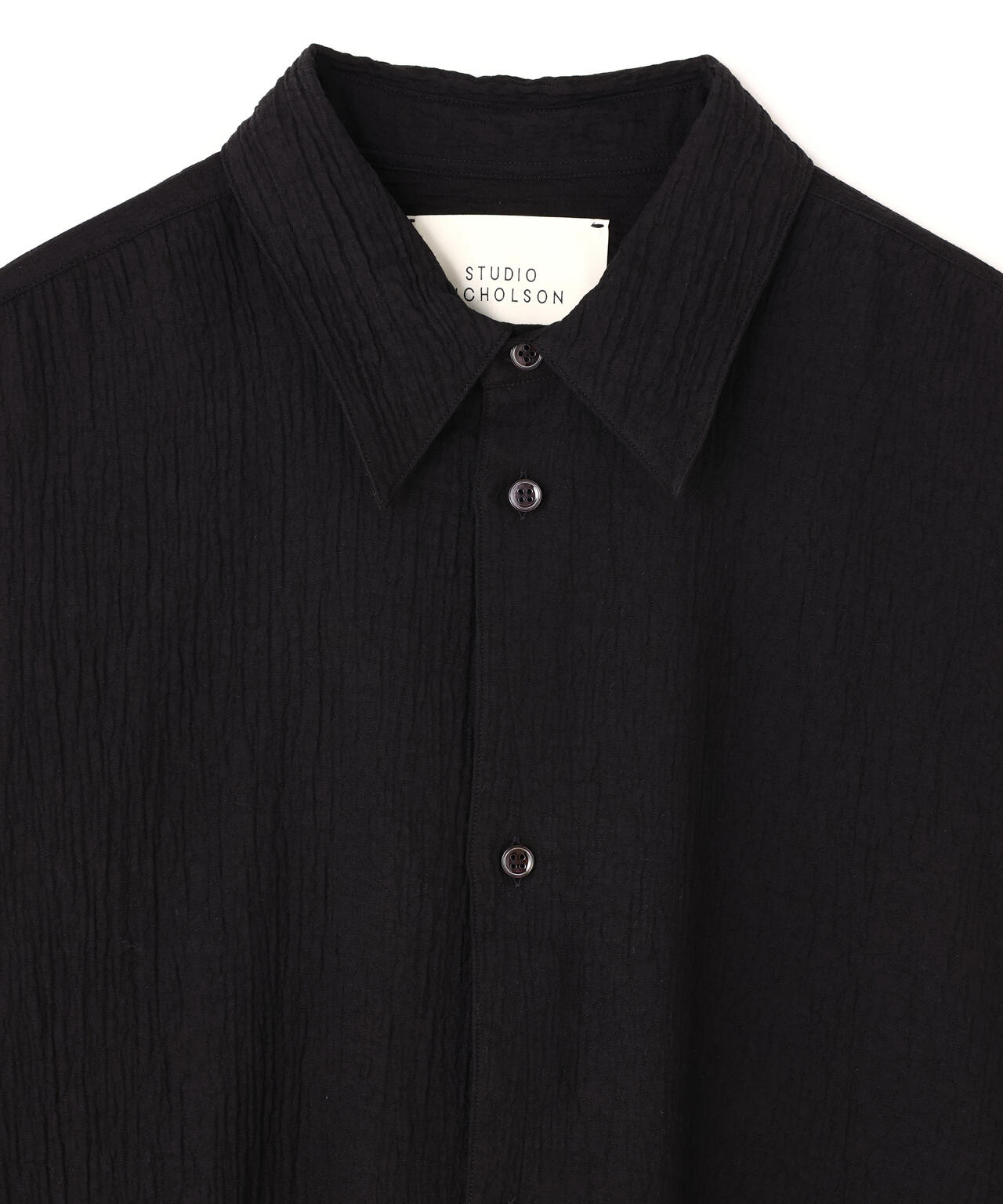 STUDIO NICHOLSON / MINIMAL MATELASSE BOXY OVERSIZED SHIRT