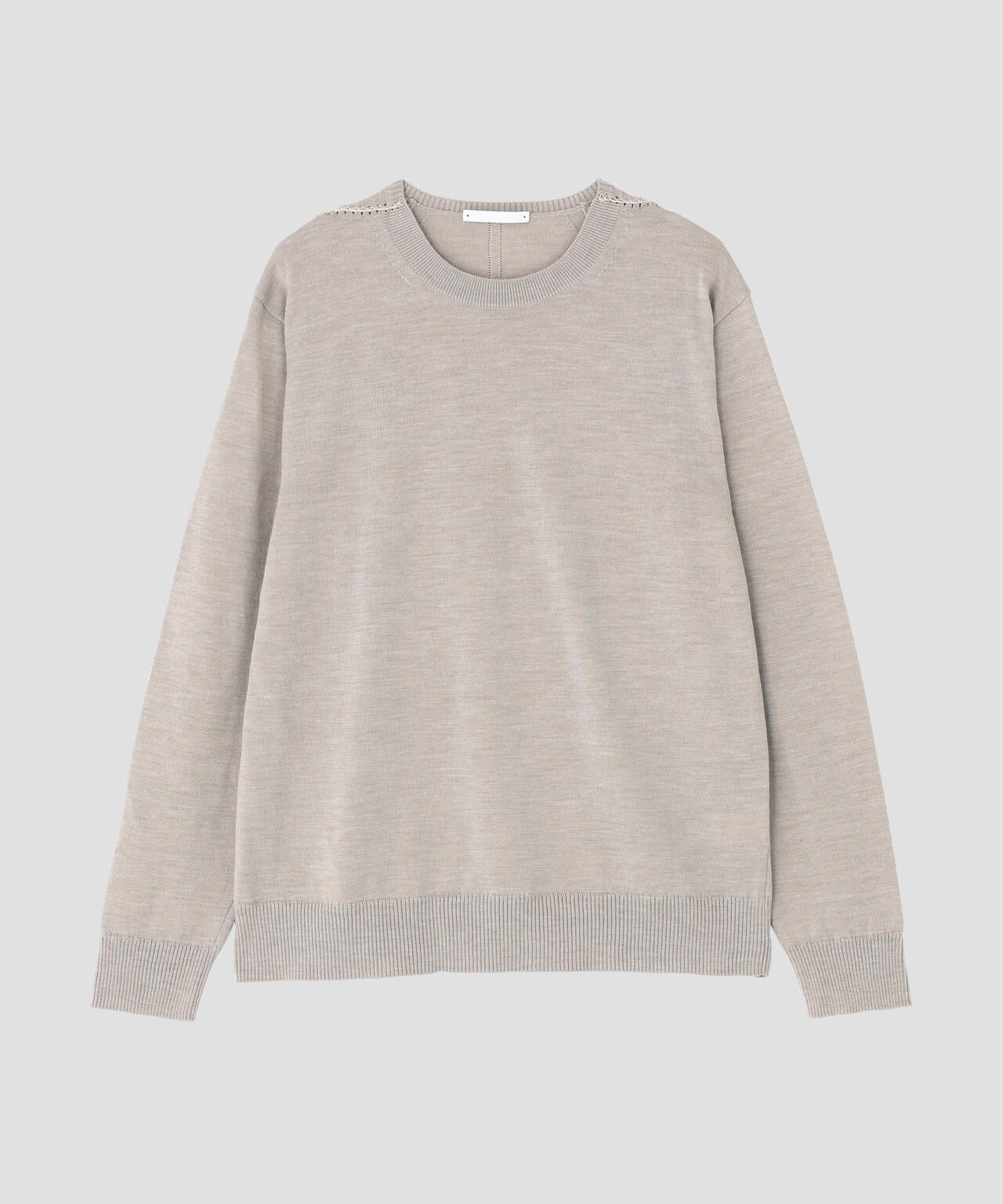 IRENISA / EMBROIDERED KNIT PULLOVER