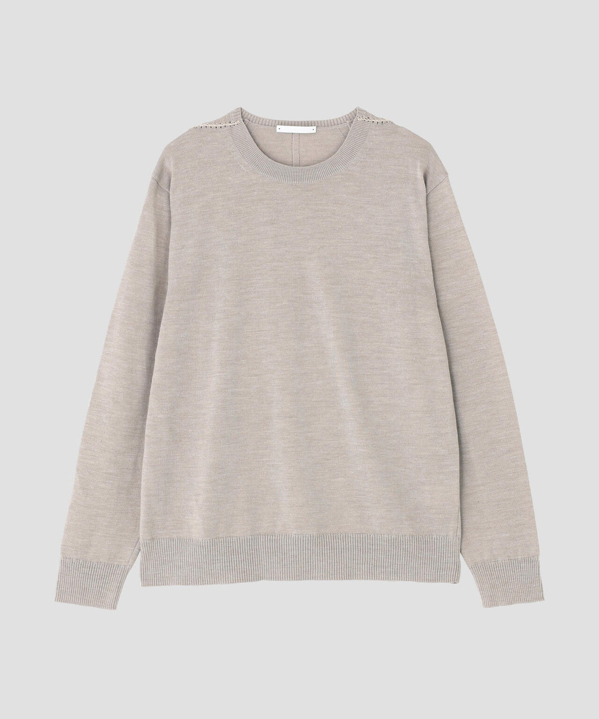 IRENISA / EMBROIDERED KNIT PULLOVER
