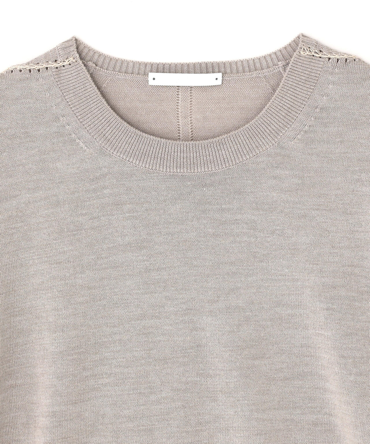 IRENISA / EMBROIDERED KNIT PULLOVER