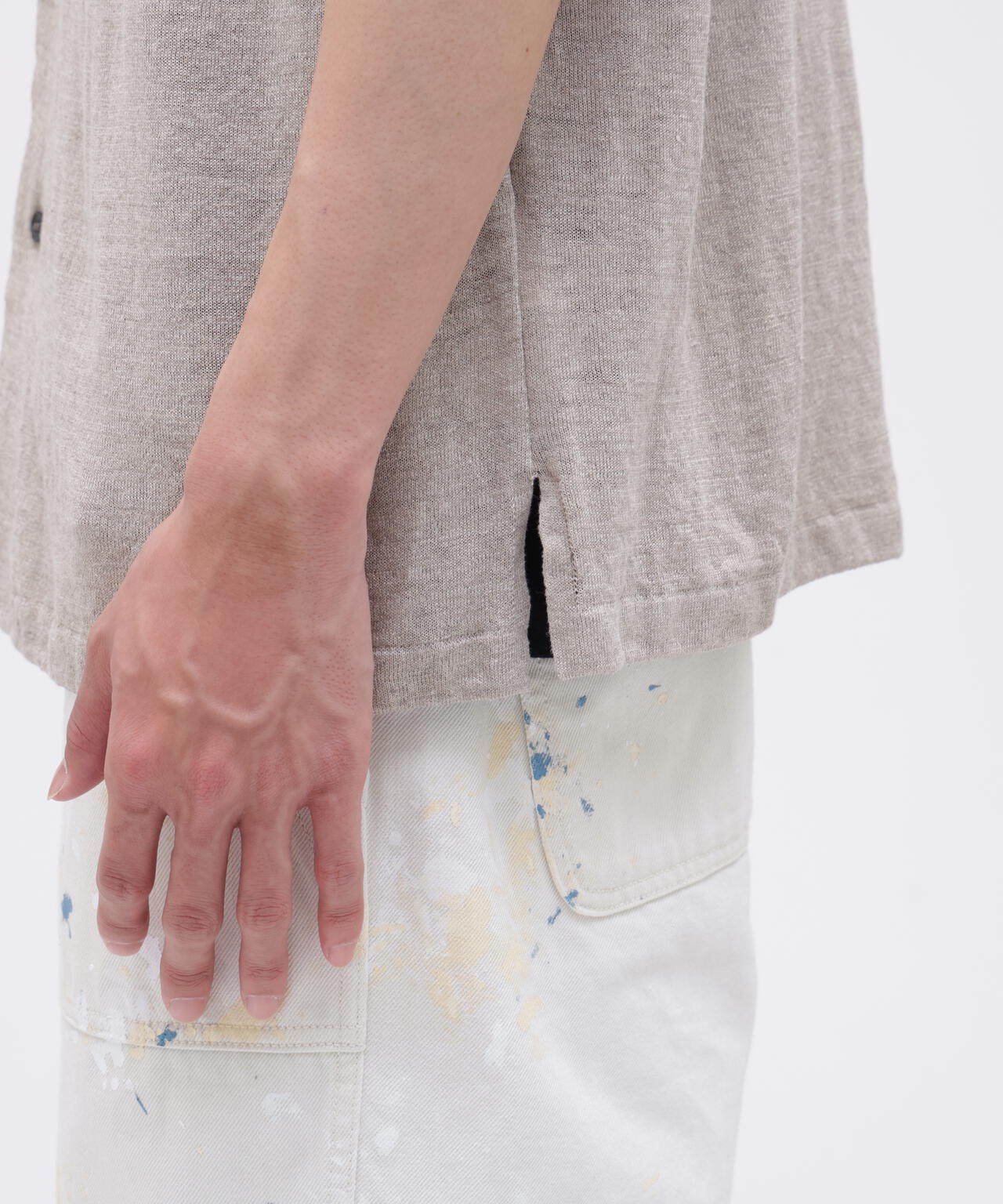 Yonetomi / AMA LINEN KNIT S/T