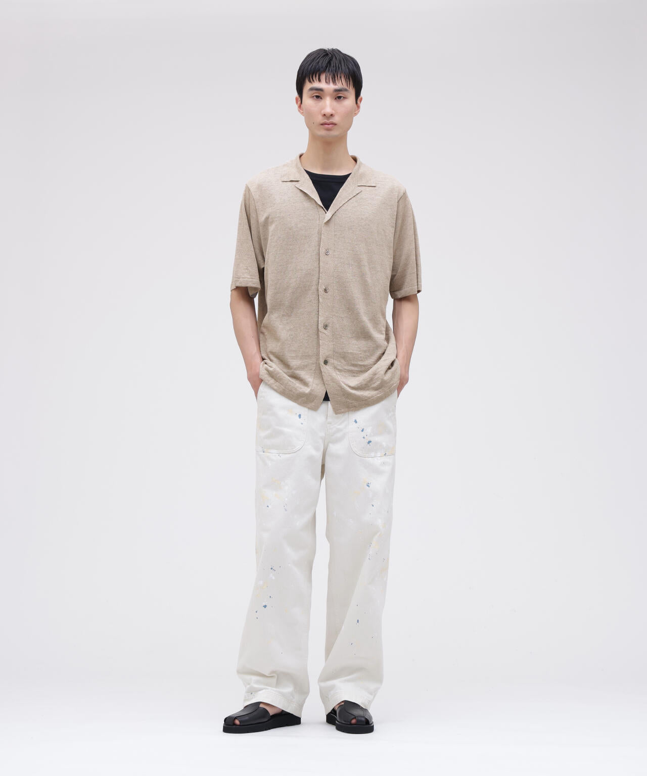 Yonetomi / AMA LINEN KNIT S/T