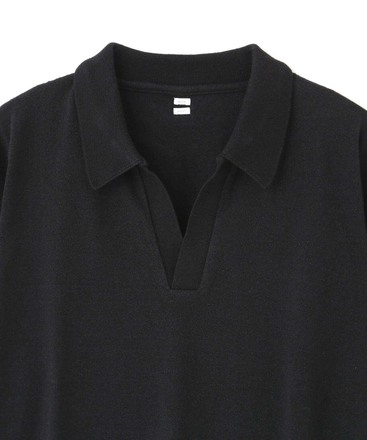 blurhms / COTTON SILK NEP SKIPPER CROPPED SLEEVE