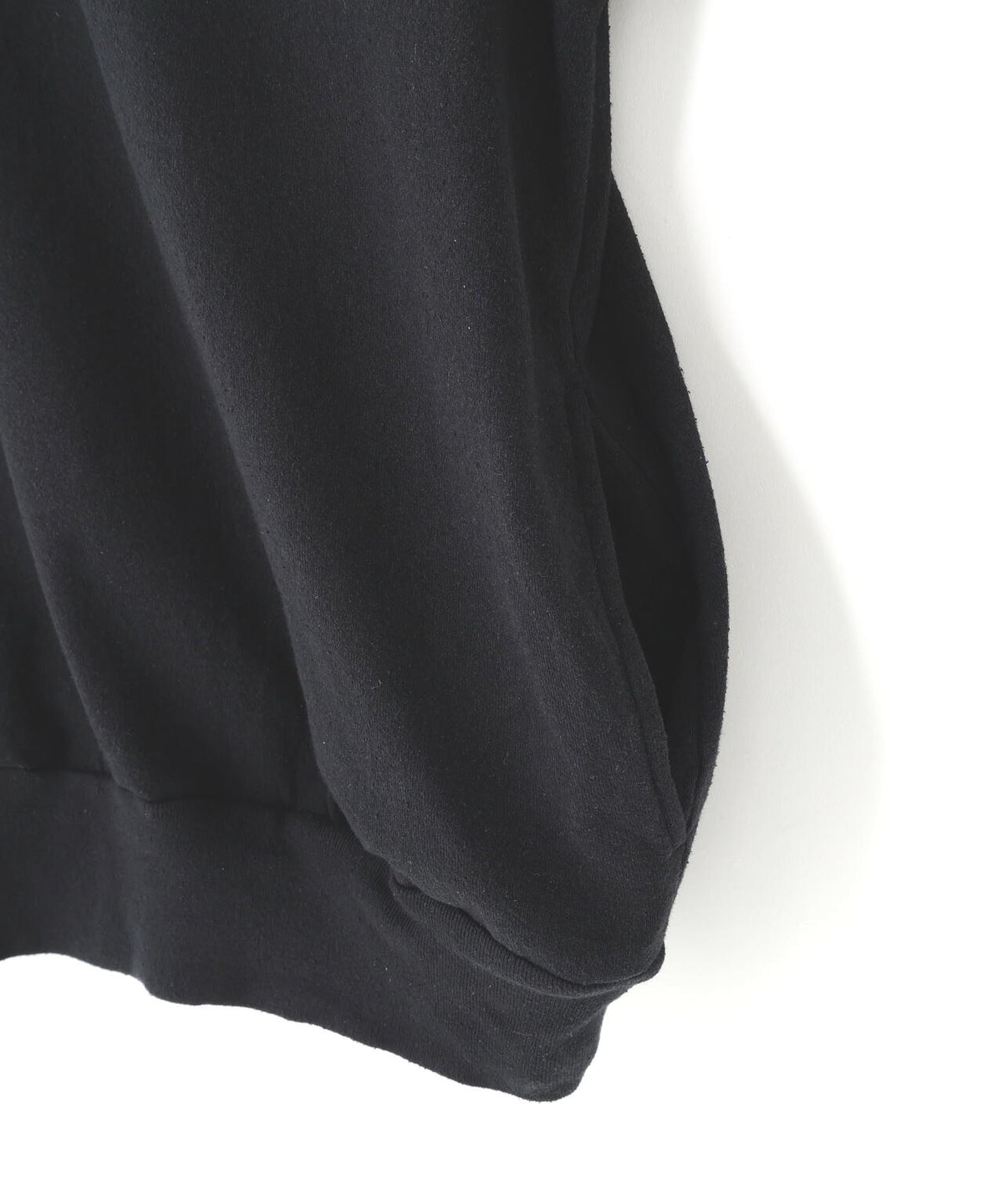 blurhms / COTTON SILK NEP HARF-ZIP PULLOVER