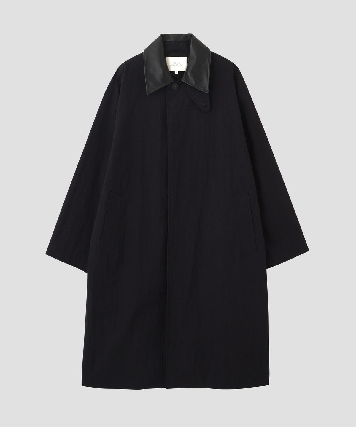 STUDIO NICHOLSON / WASHED WEATHER CLOTH TRENCH COAT