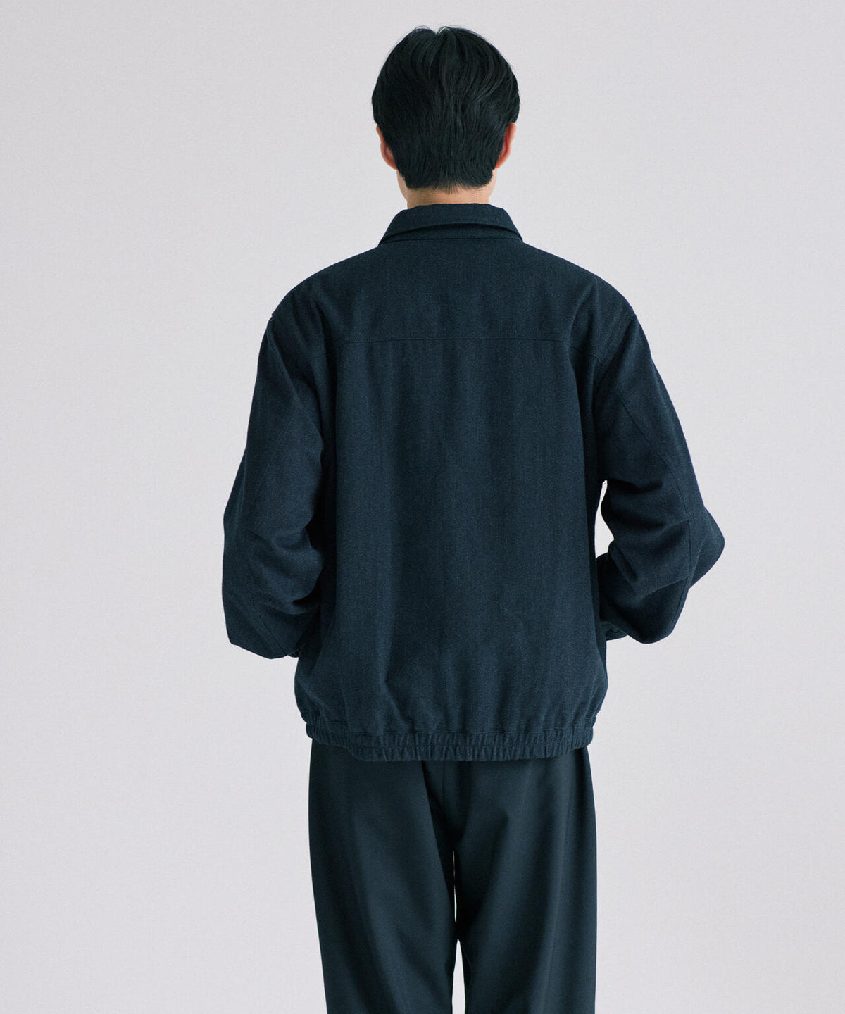 ATON / WOOL COTTON KERSEY WORK JACKET