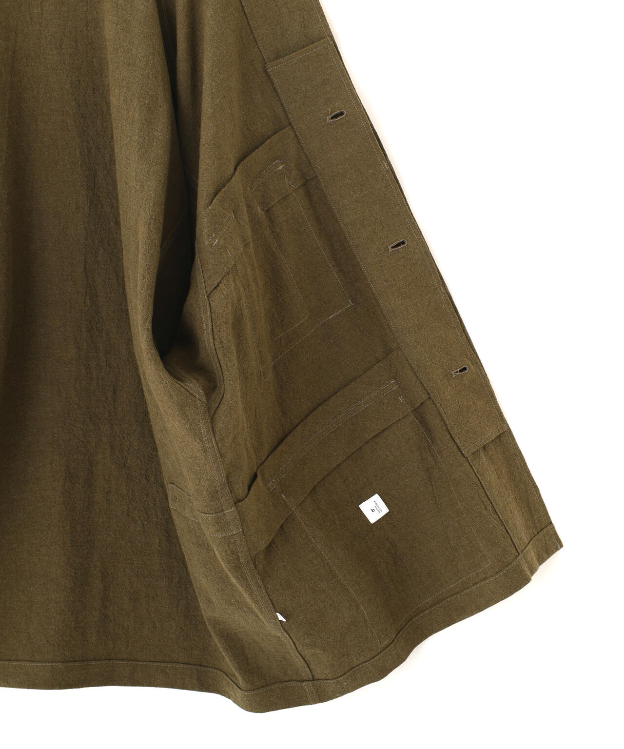 blurhmsROOTSTOCK / RAMIE LINEN WOOL SWEDISH BDU JACKET