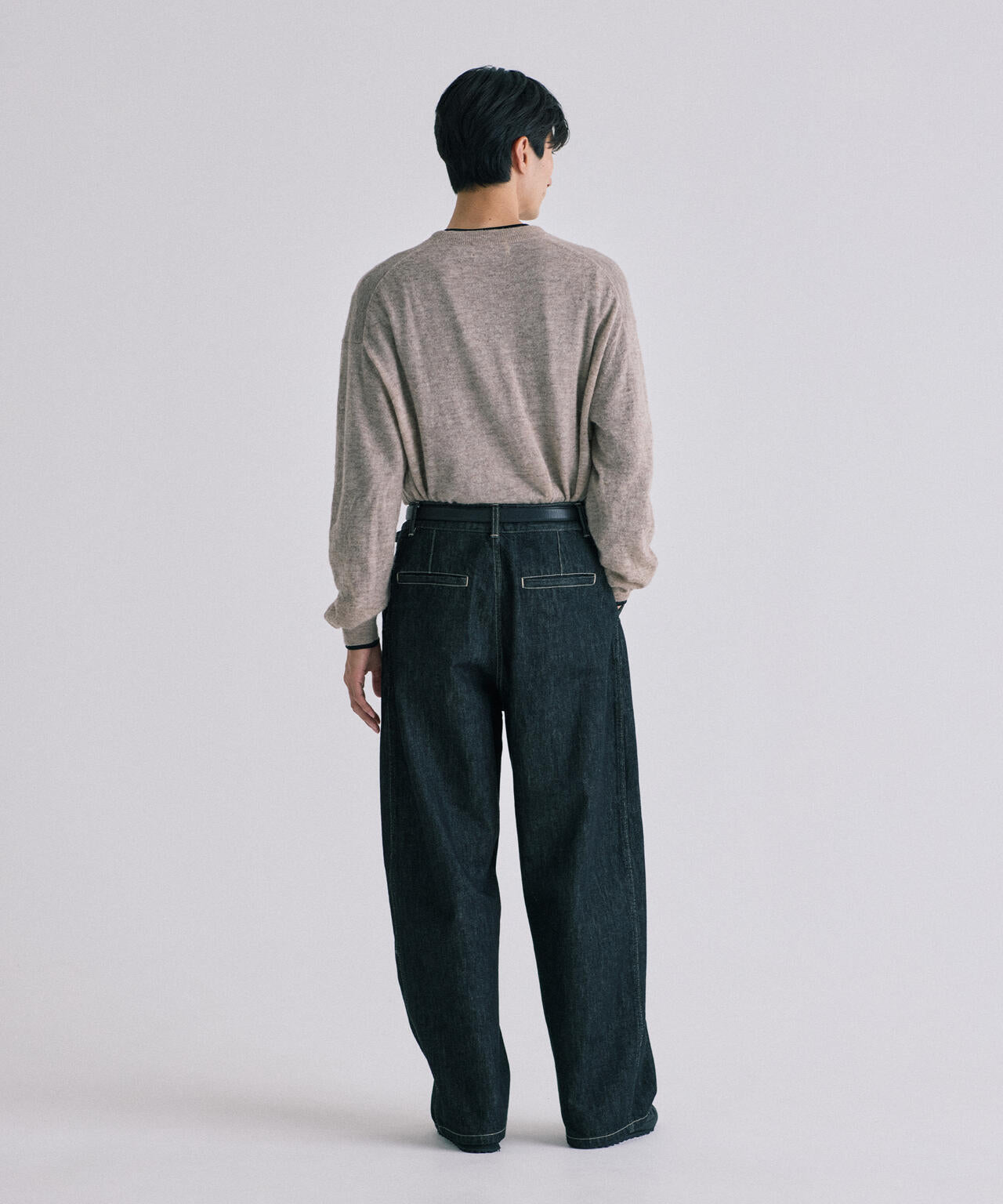STUDIO NICHOLSON / JAPANESE DENIM CURVED LEG JEAN