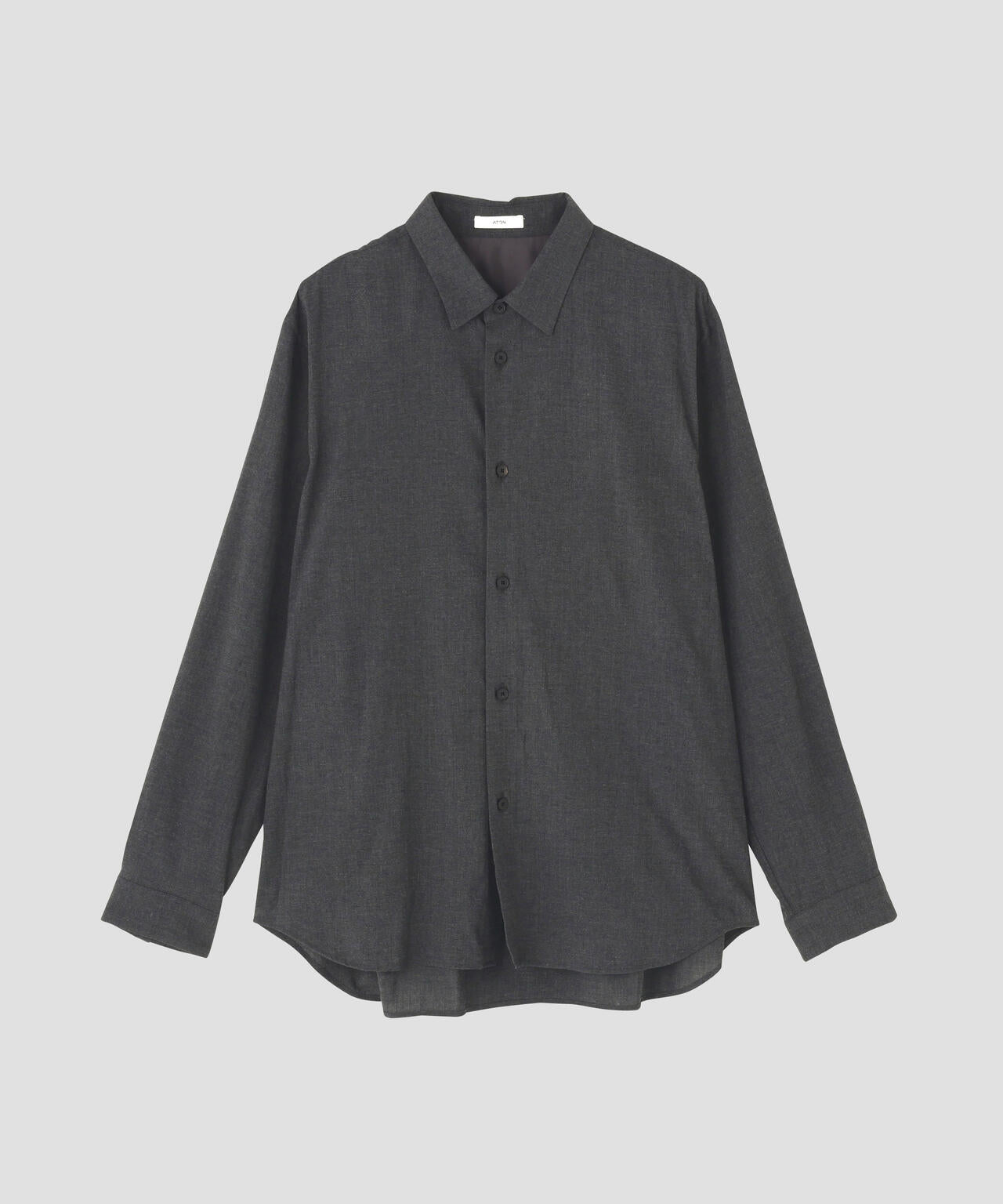 ATON / WOOL RAYON WASHER LOOSE FIT SHIRT