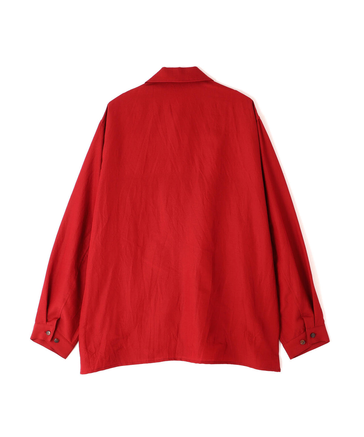 blurhms / WASHED WOOL SILK MILITARY SHIRT