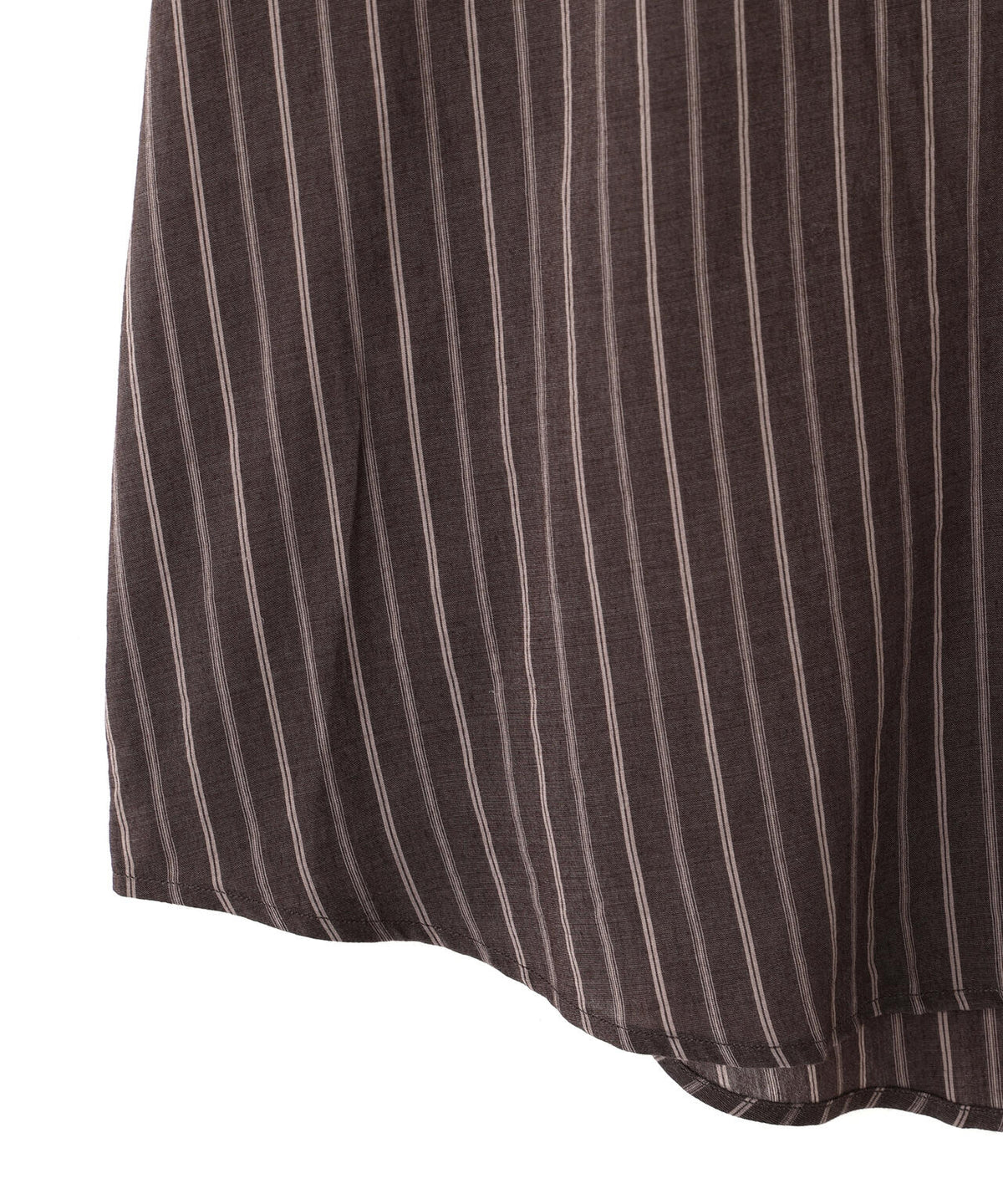 STUDIO NICHOLSON / LYOCELL SILK STRIPE BOXY OVERSIZED SHIRT