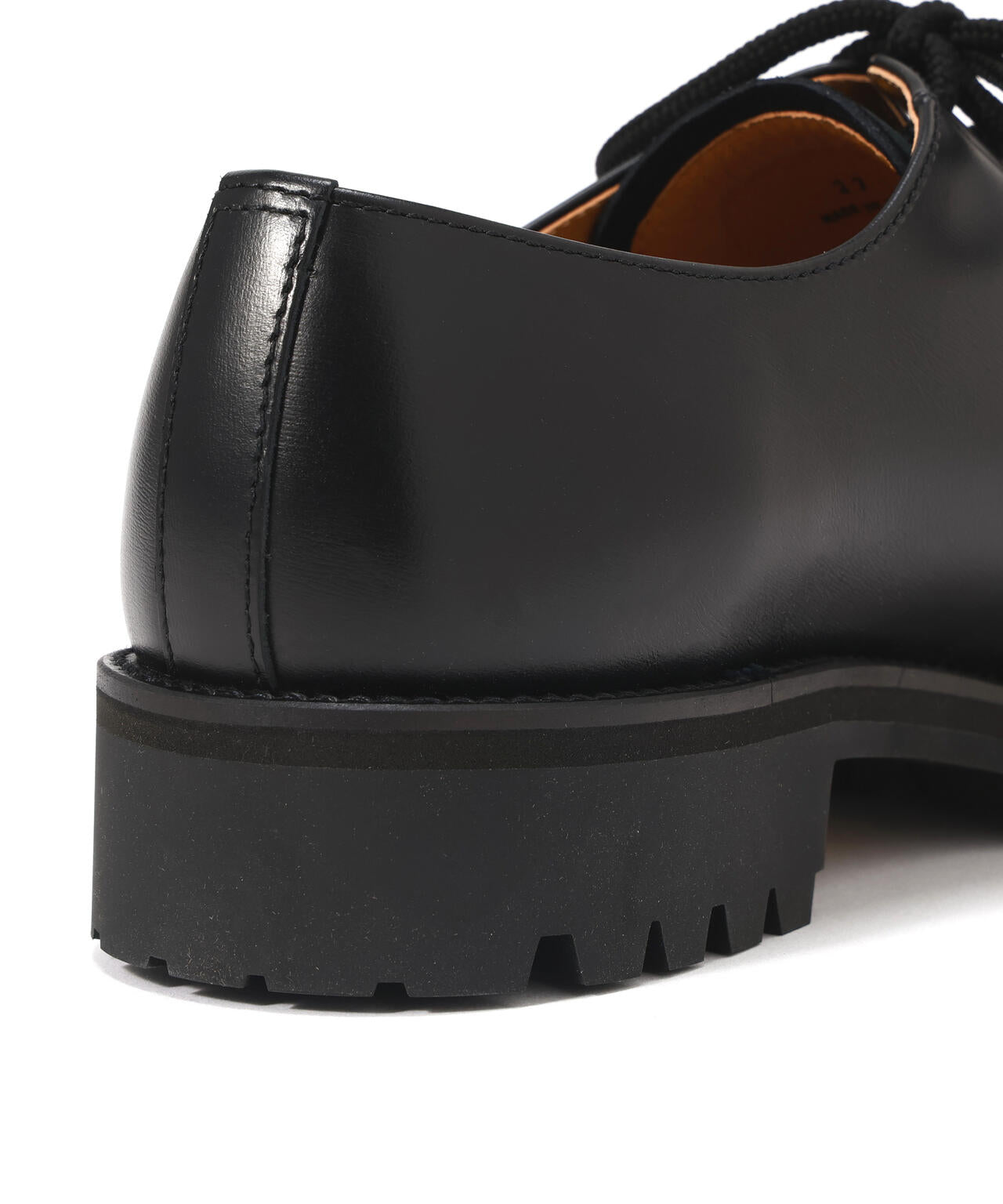 Tomo & Co / ASYMMETRIC POSTMAN SHOES TANK SOLE MEN